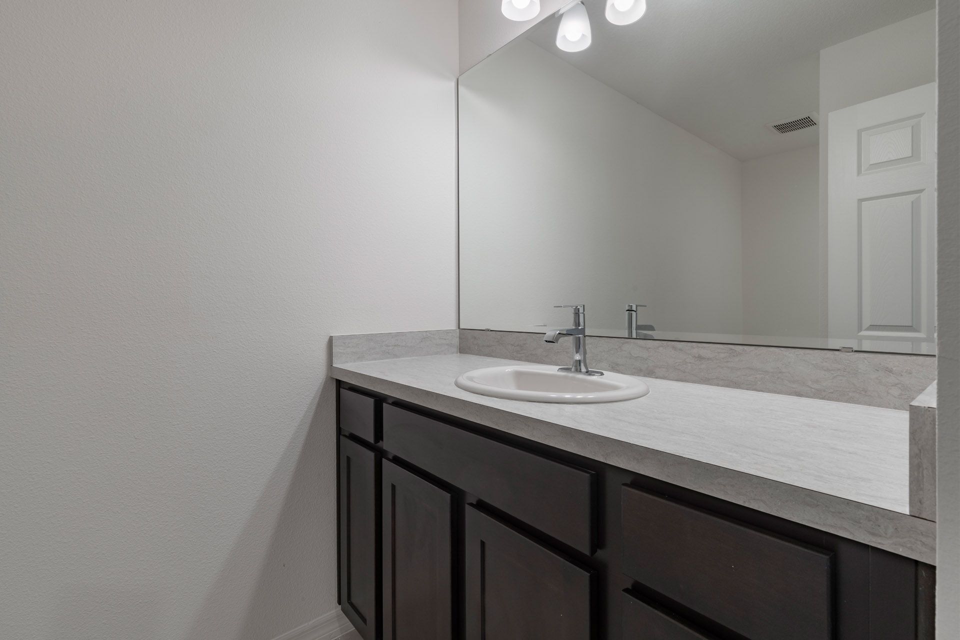 Upgraded Bathroom with Contemporary Design in Central Florida Home