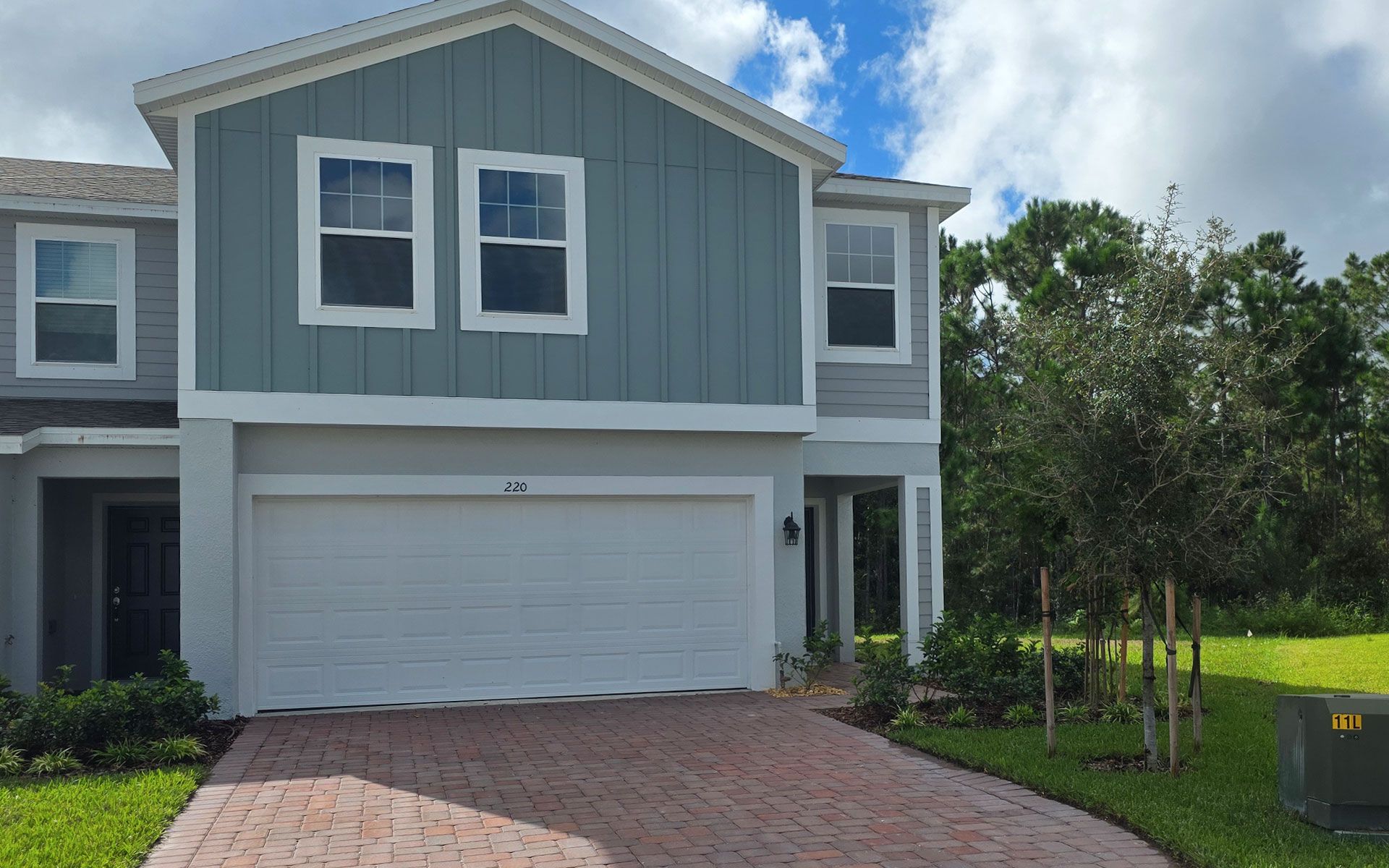 Mustang - Blue Springs Reserve Townhomes: Groveland, Florida - Trinity Family Buildiers