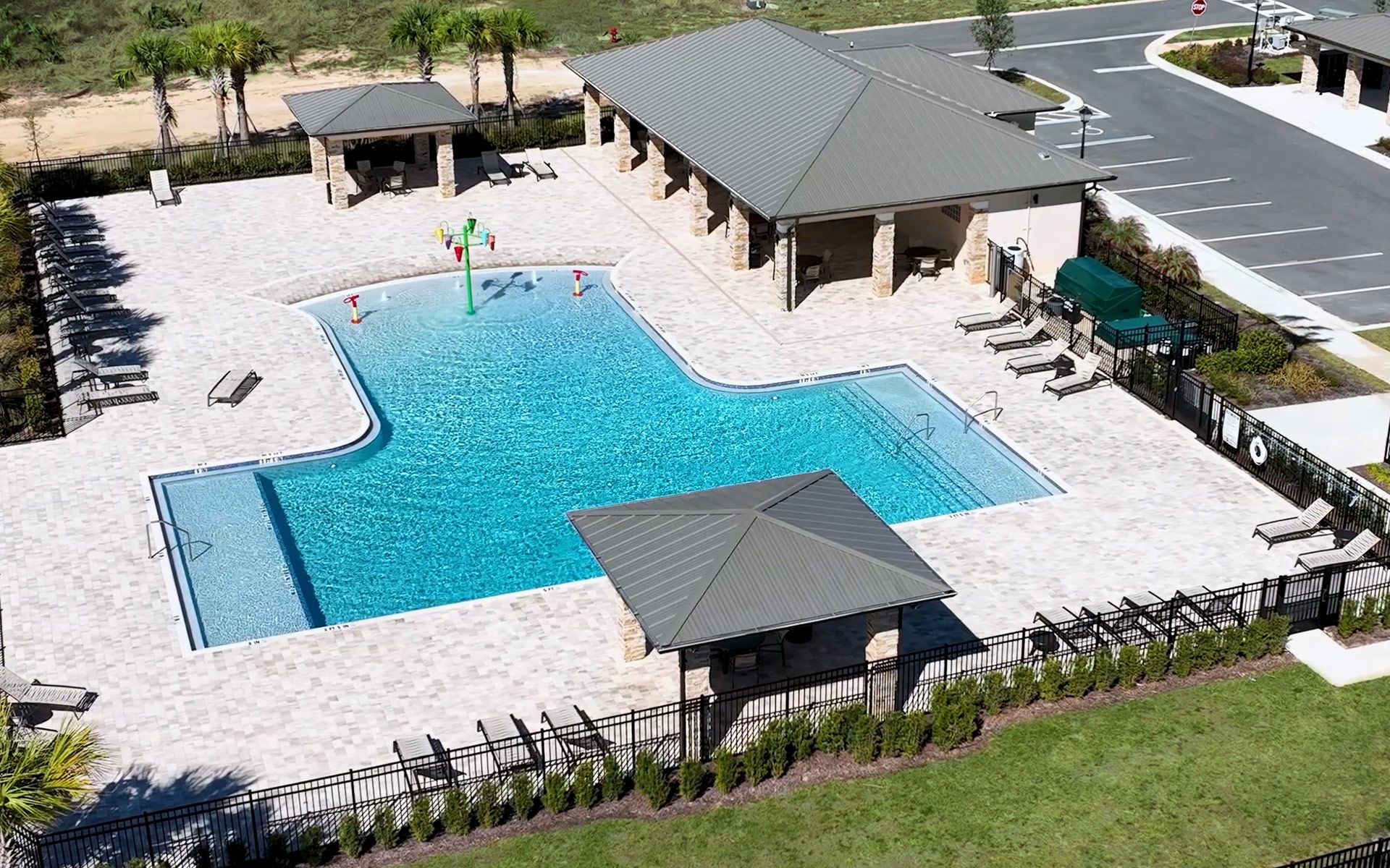 Pool Amenity at Eagletail Landings by Trinity Family Builders