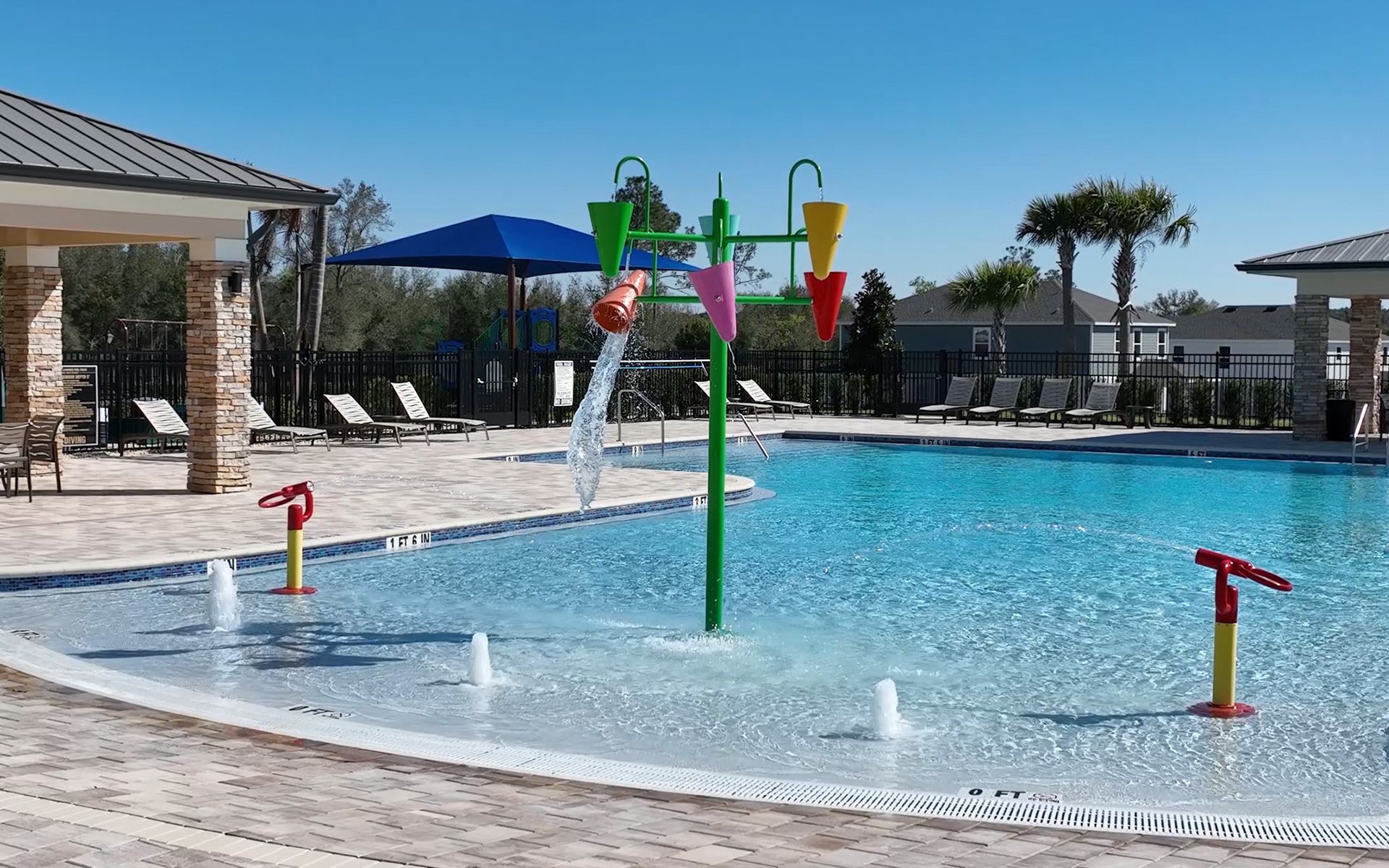 Pool Amenity at Eagletail Landings by Trinity Family Builders