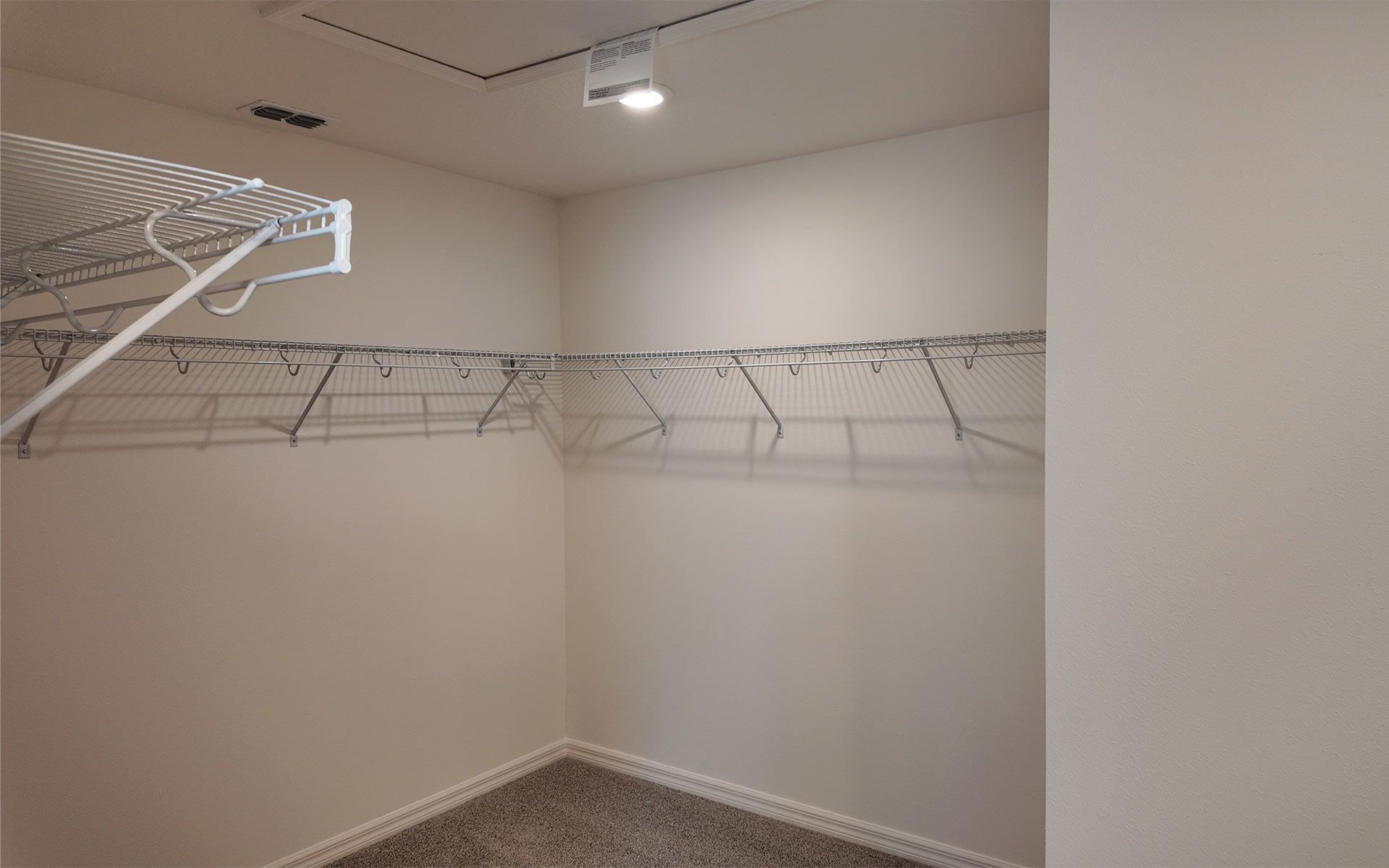 Walk-In Primary Closet in Central Florida Home