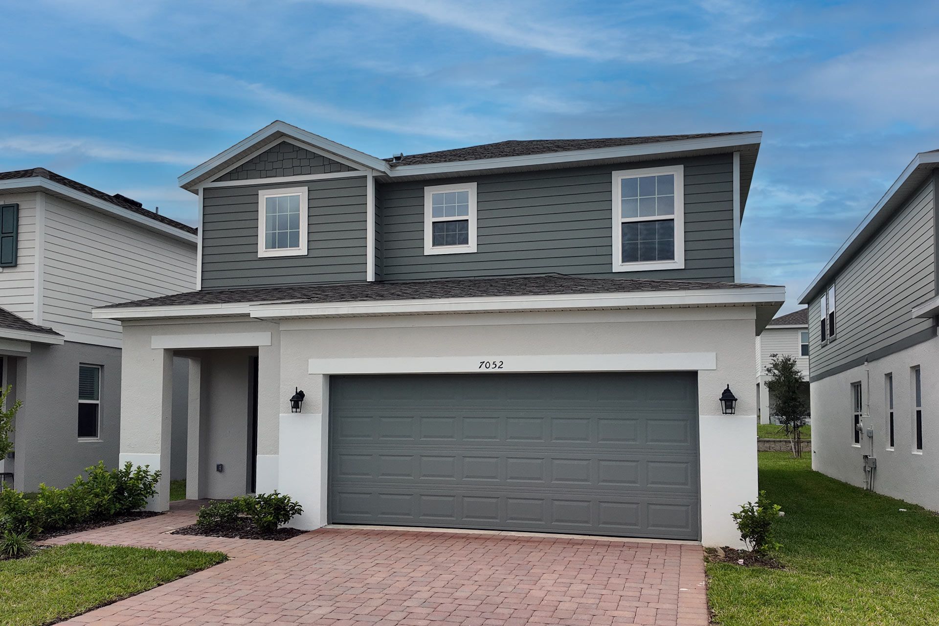 Front Exterior View of a Modern Central Florida Home