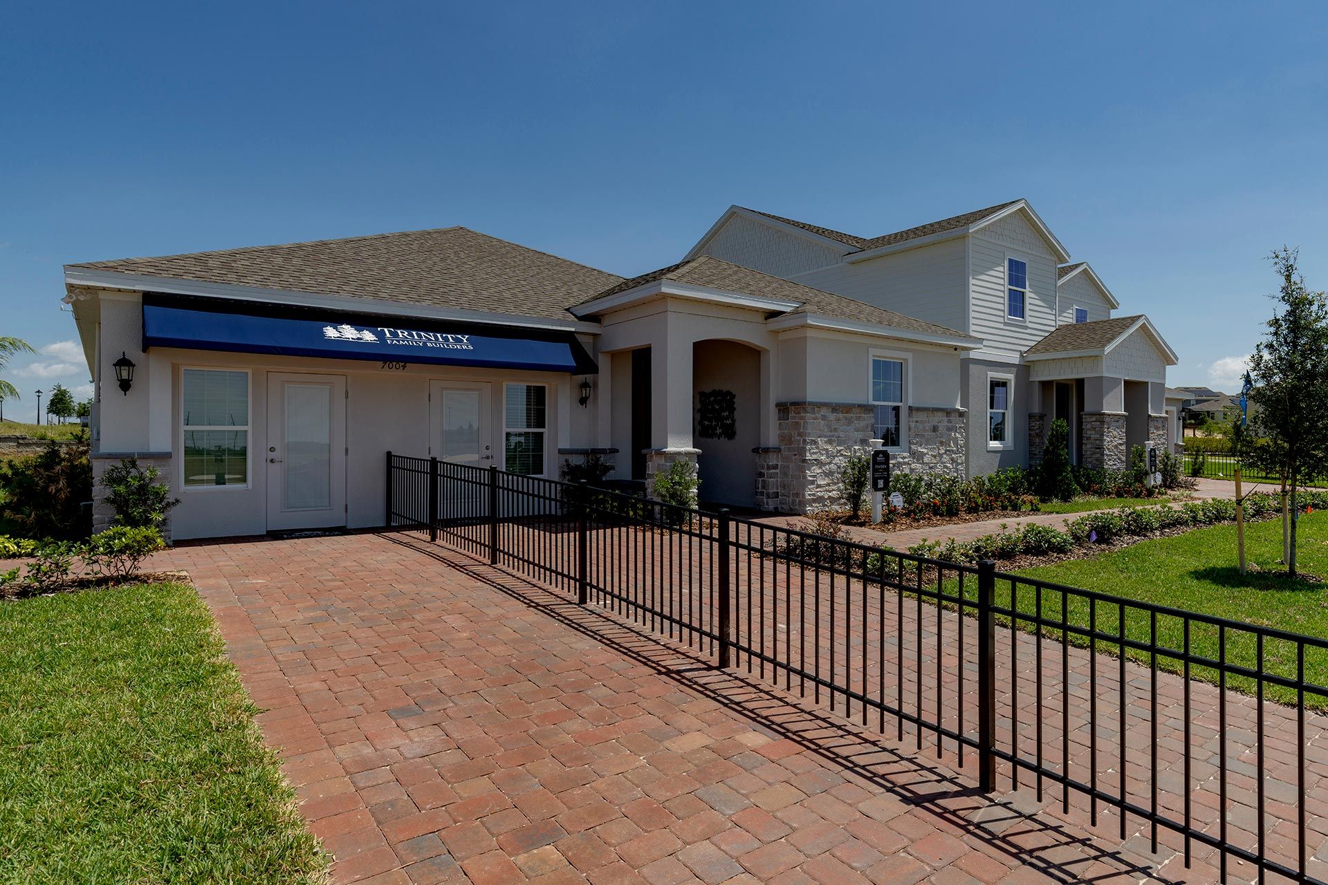 Model homes at Trinity Lakes