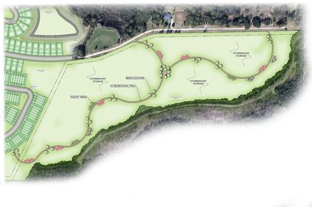 map of walking trail