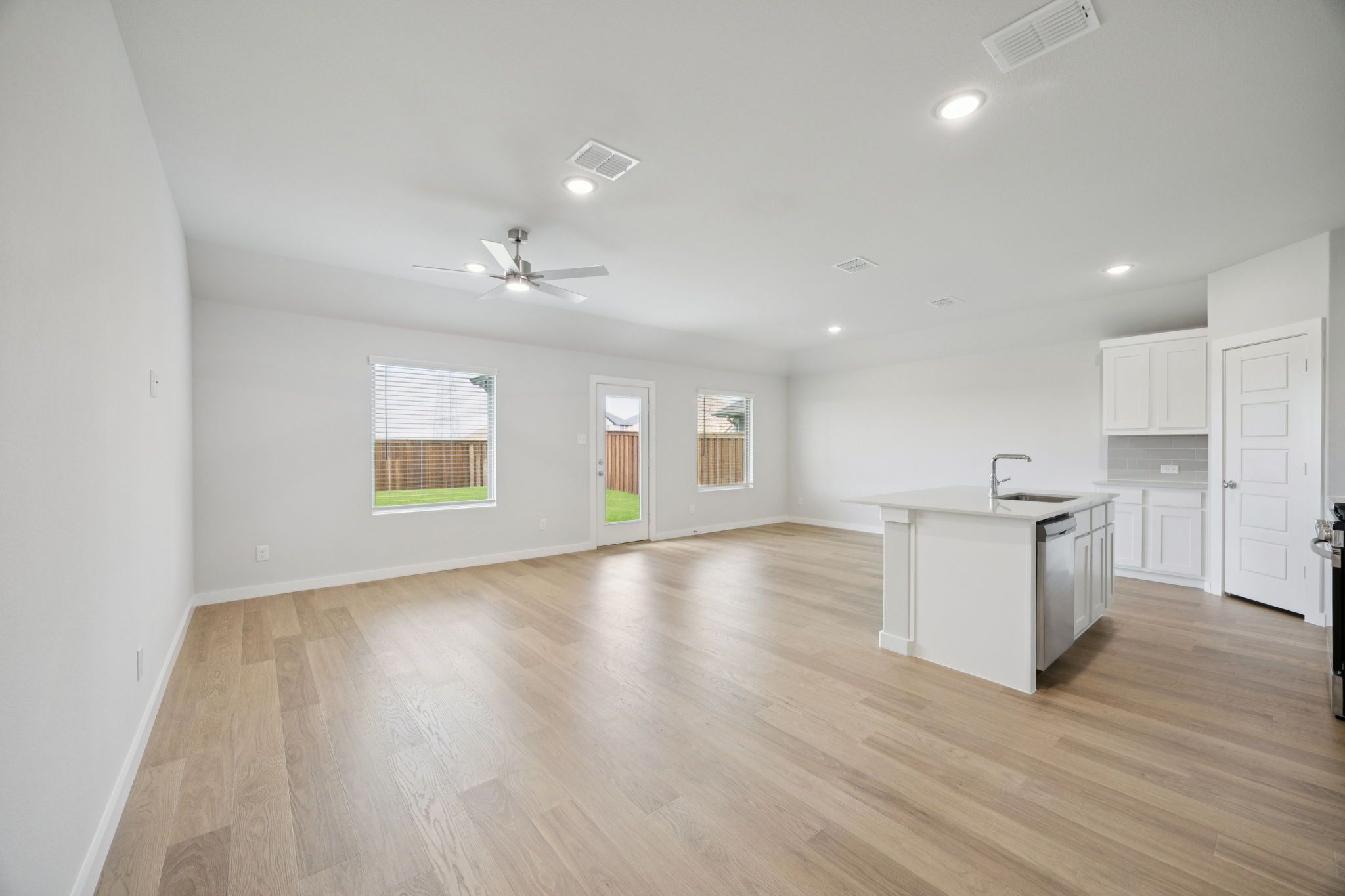 Open Floor Plan in the Hadley home plan by Trophy Signature Homes – REPRESENTATIVE PHOTO