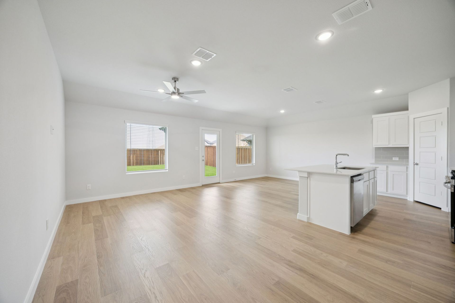 Open Floor Plan in the Hadley home plan by Trophy Signature Homes – REPRESENTATIVE PHOTO