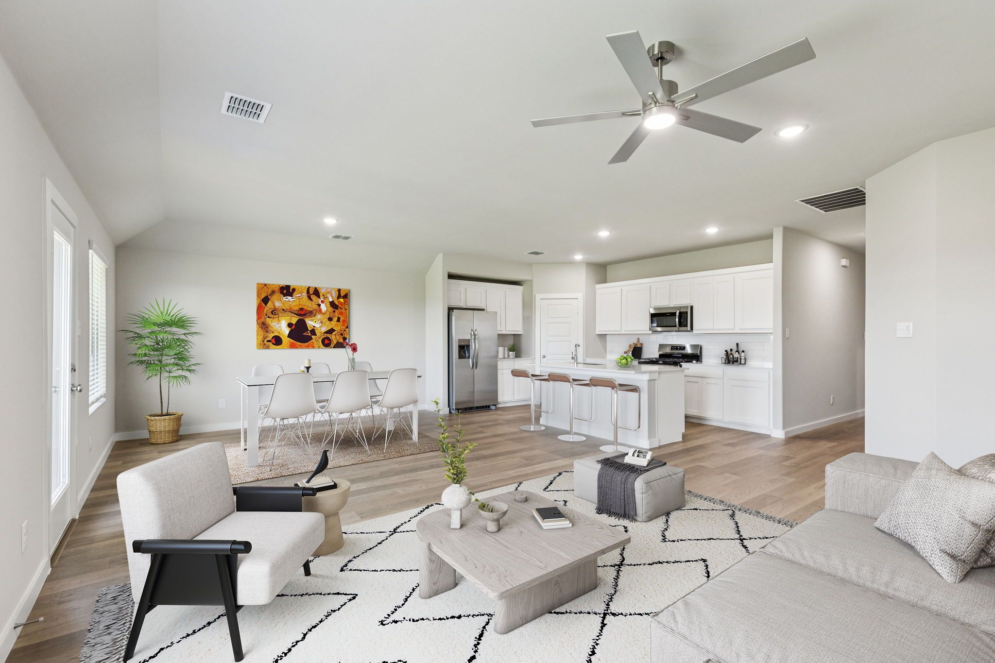 Open Floor Plan in the Harper home plan by Trophy Signature Homes – REPRESENTATIVE PHOTO