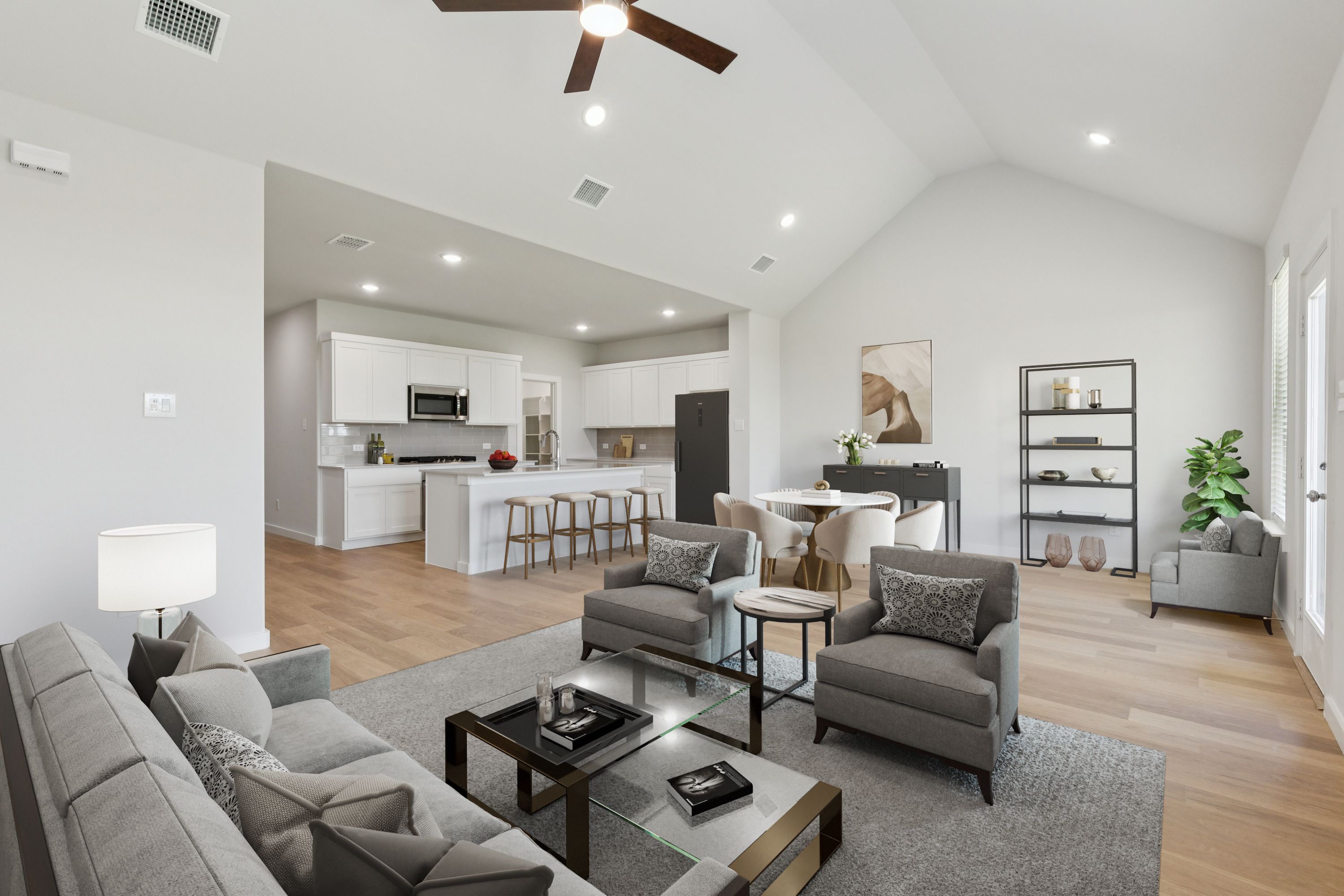 Open Floor Plan in the Masters home plan by Trophy Signature Homes – REPRESENTATIVE PHOTO