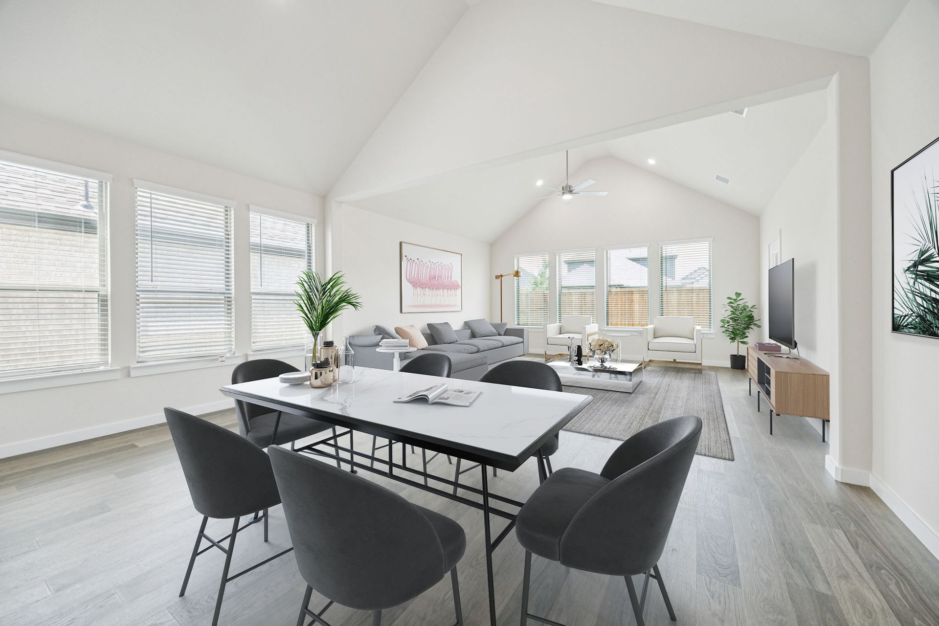 Dining Room in the Claret home plan by Trophy Signature Homes – REPRESENTATIVE PHOTO