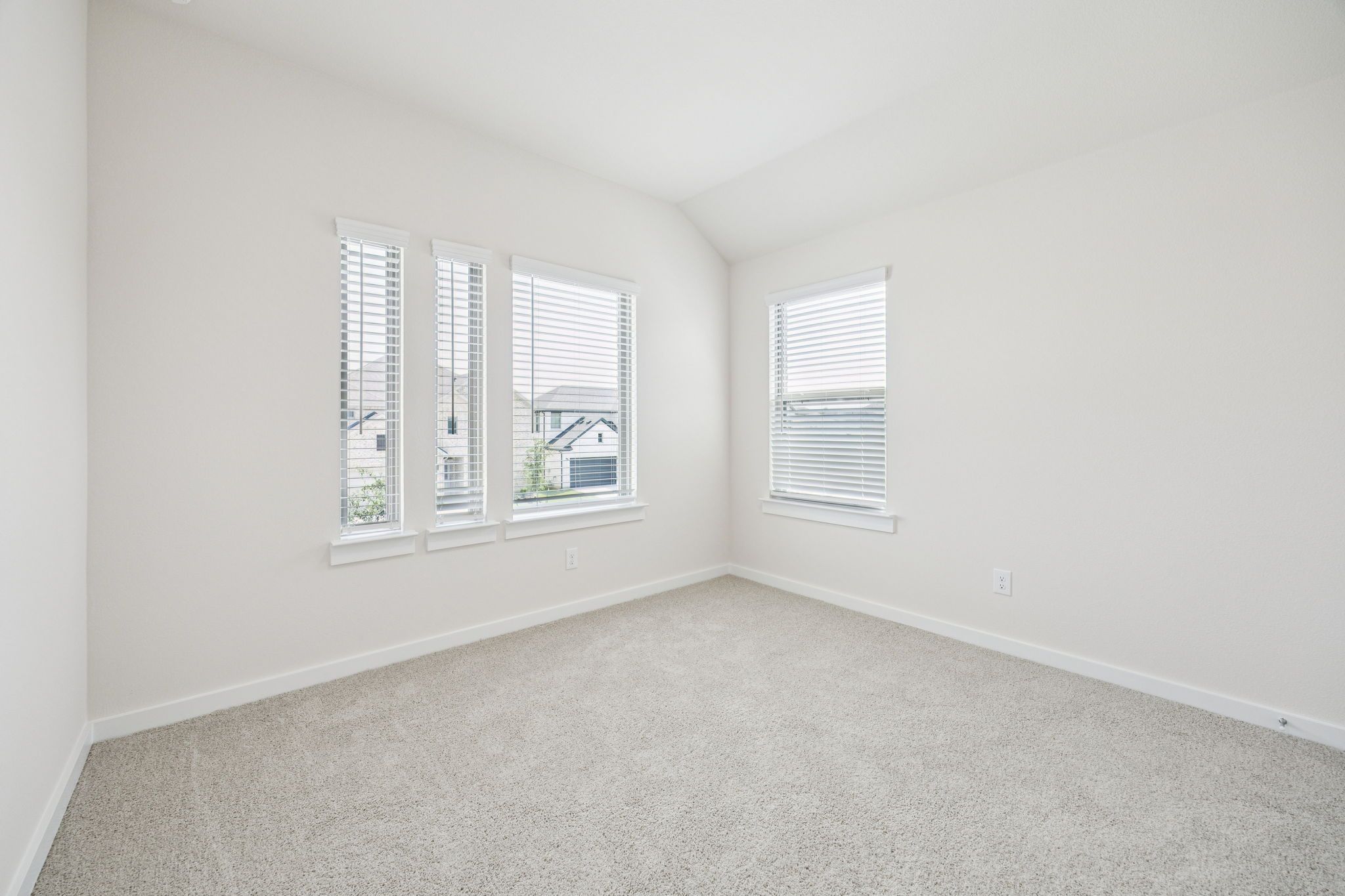 Bedroom in the Claret home plan by Trophy Signature Homes – REPRESENTATIVE PHOTO