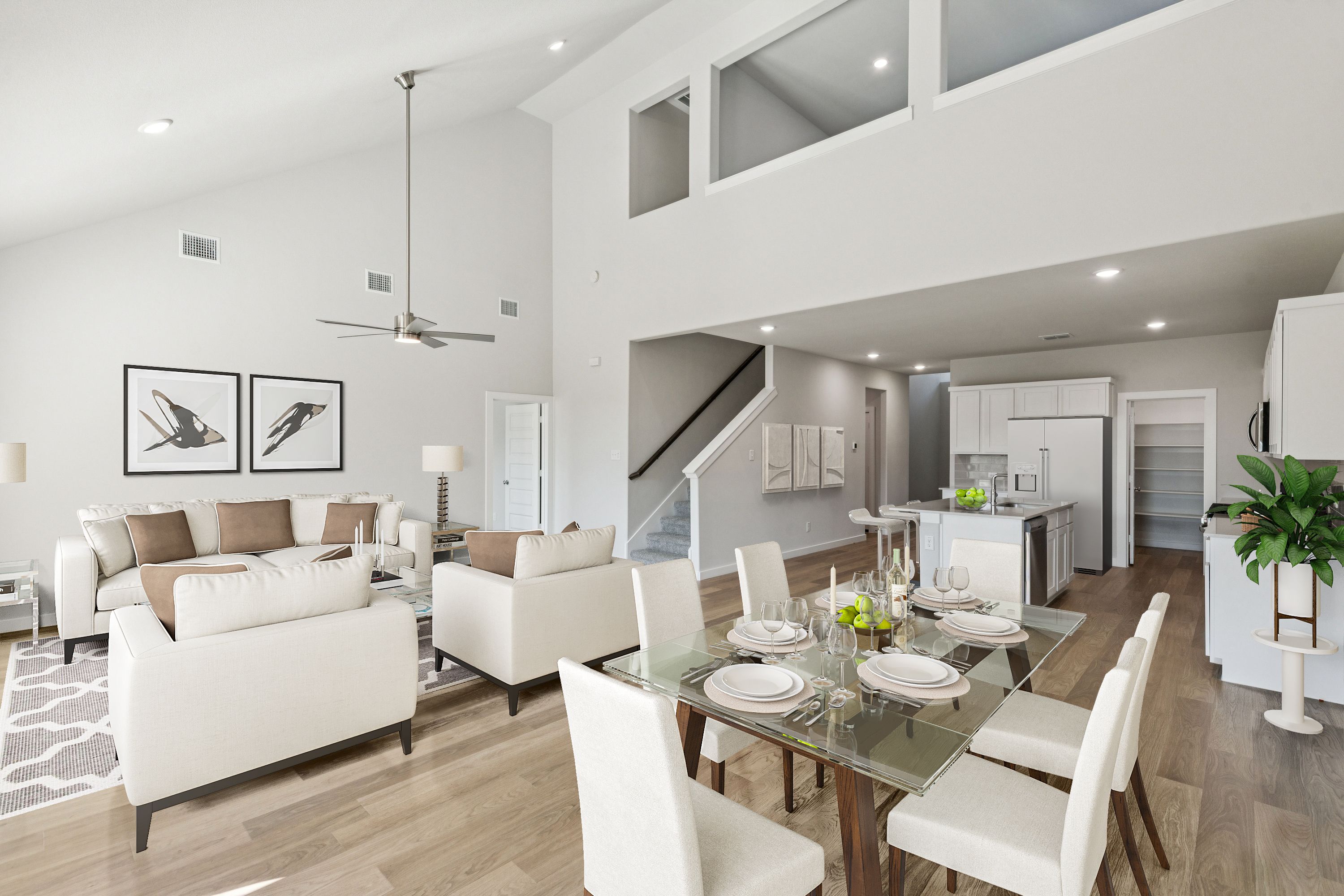 Open First Floor in the Winters home plan by Trophy Signature Homes – REPRESENTATIVE PHOTO
