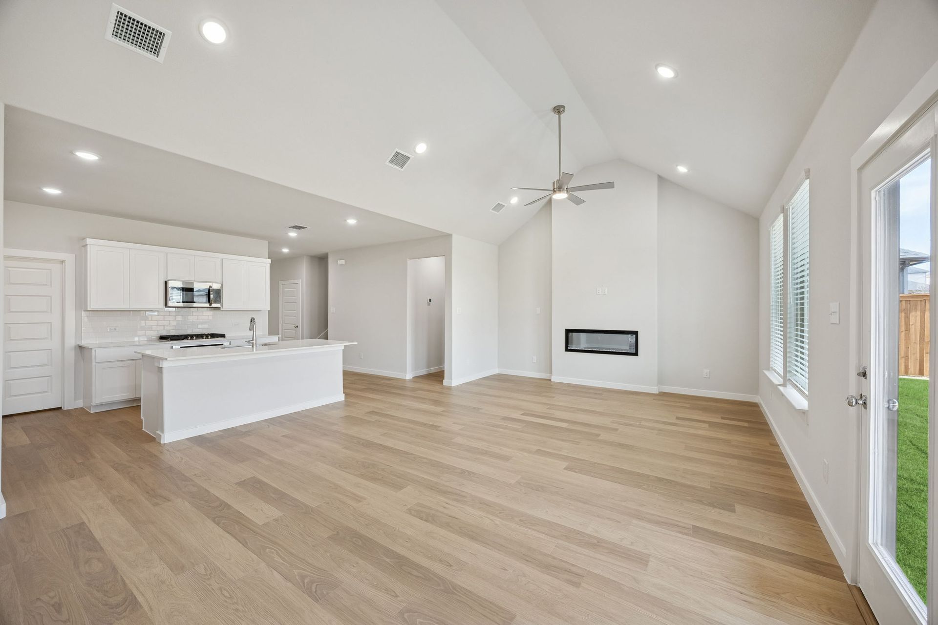 Open Floor Plan in the Masters home plan by Trophy Signature Homes – REPRESENTATIVE PHOTO