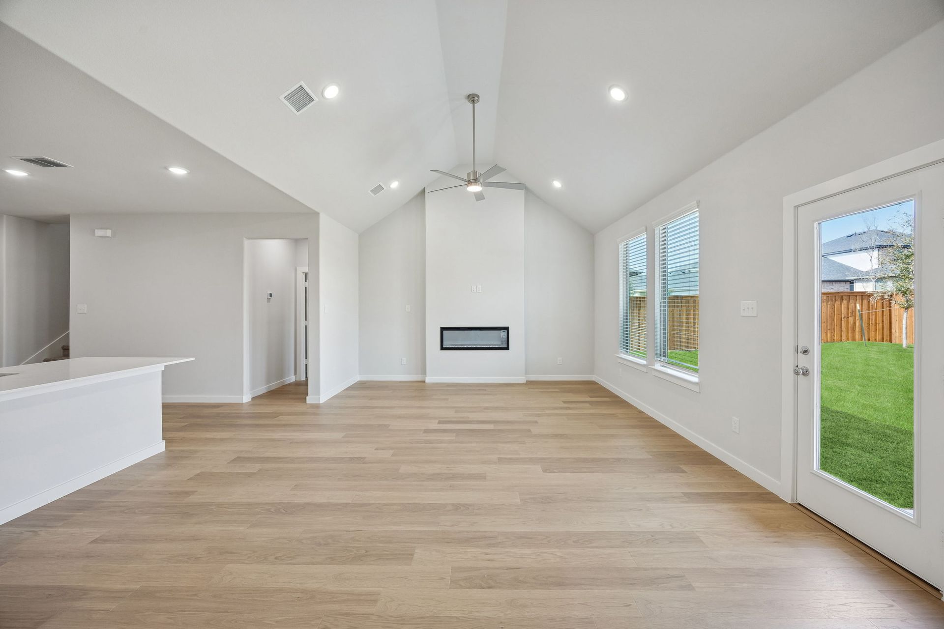Living Room in the Masters home plan by Trophy Signature Homes – REPRESENTATIVE PHOTO