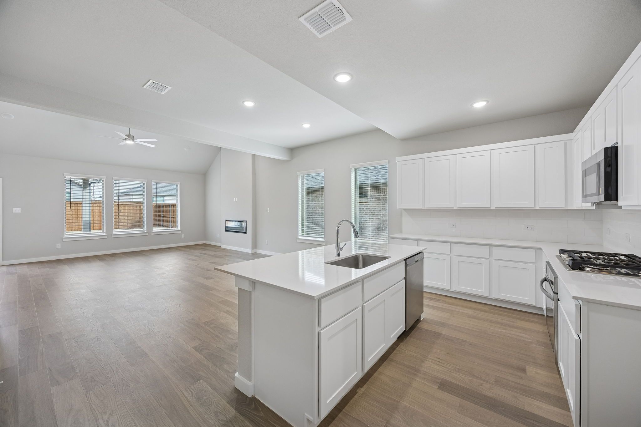 Open First Floor in the Stanley II home plan by Trophy Signature Homes – REPRESENTATIVE PHOTO
