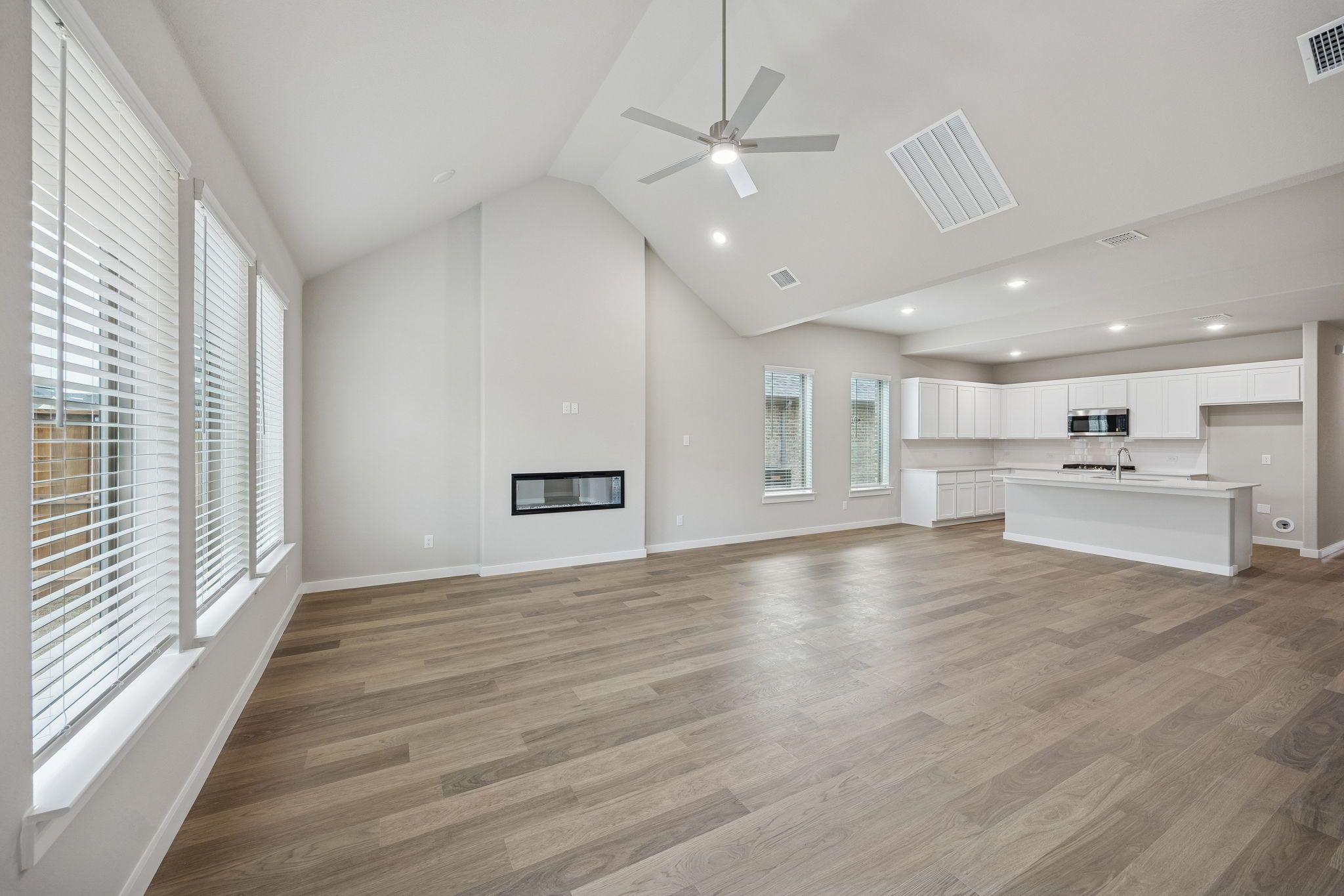 Living Room in the Stanley II home plan by Trophy Signature Homes – REPRESENTATIVE PHOTO