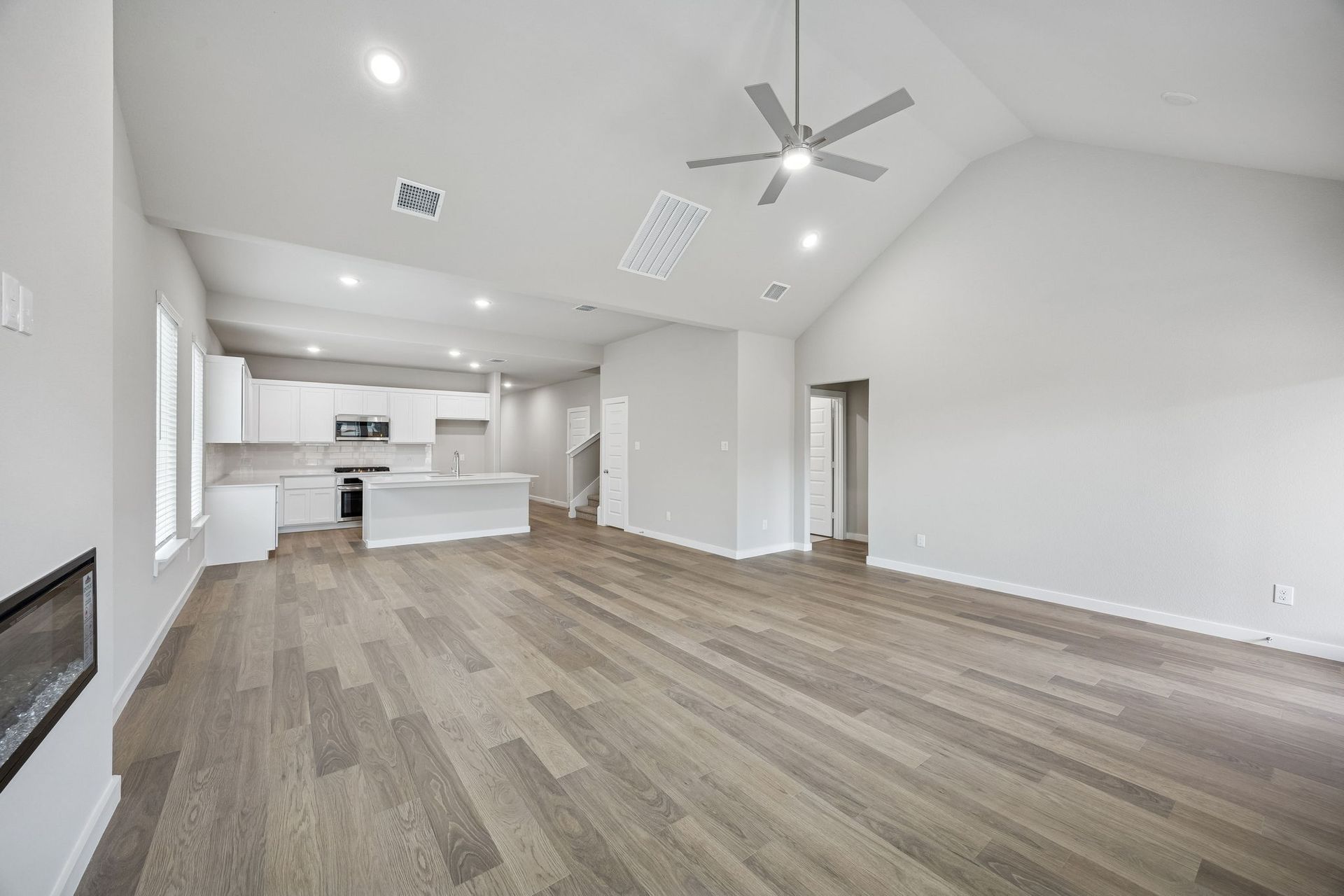 Open First Floor in the Stanley II home plan by Trophy Signature Homes – REPRESENTATIVE PHOTO