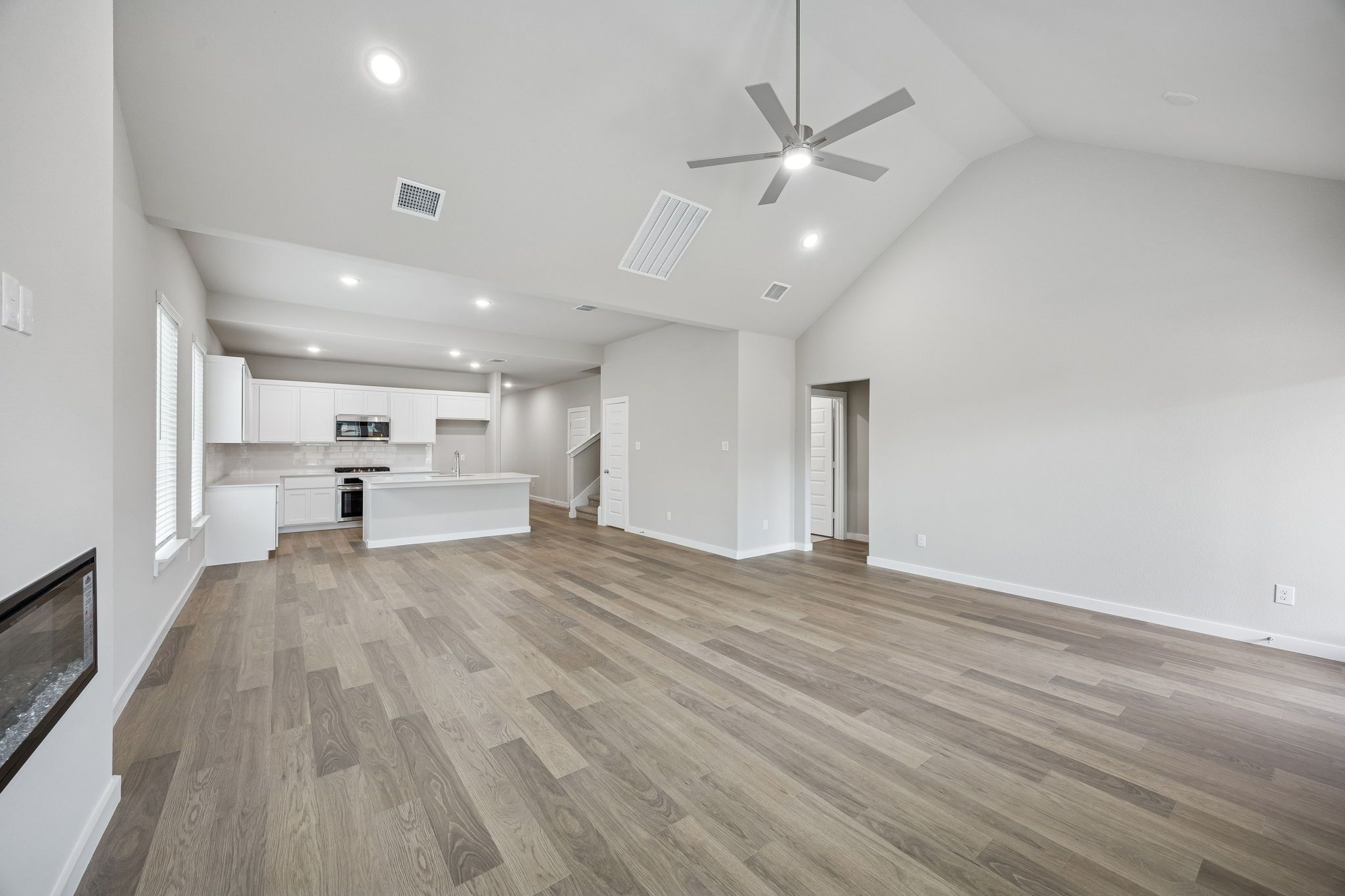 Open First Floor in the Stanley II home plan by Trophy Signature Homes – REPRESENTATIVE PHOTO