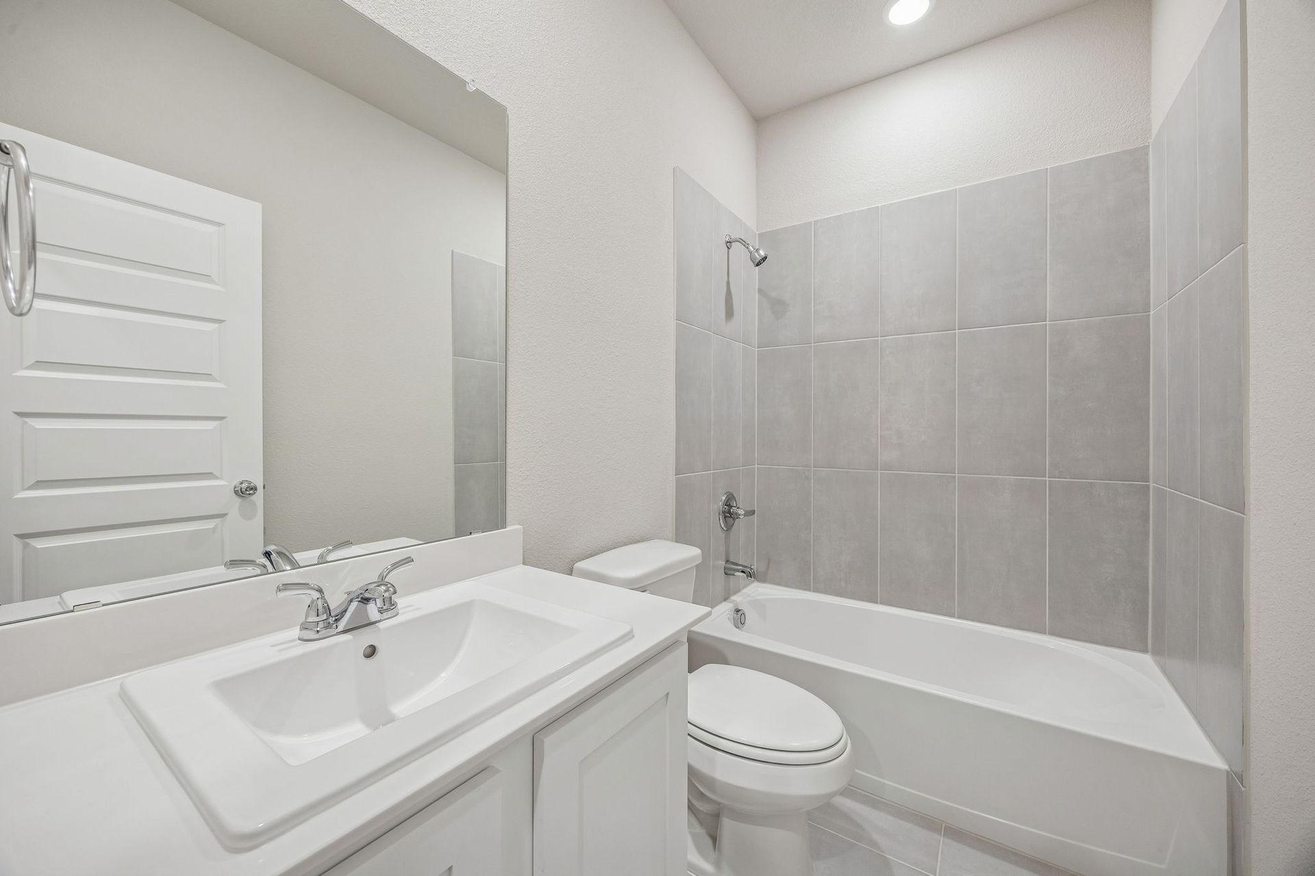Bathroom in the Wimbledon home plan by Trophy Signature Homes – REPRESENTATIVE PHOTO