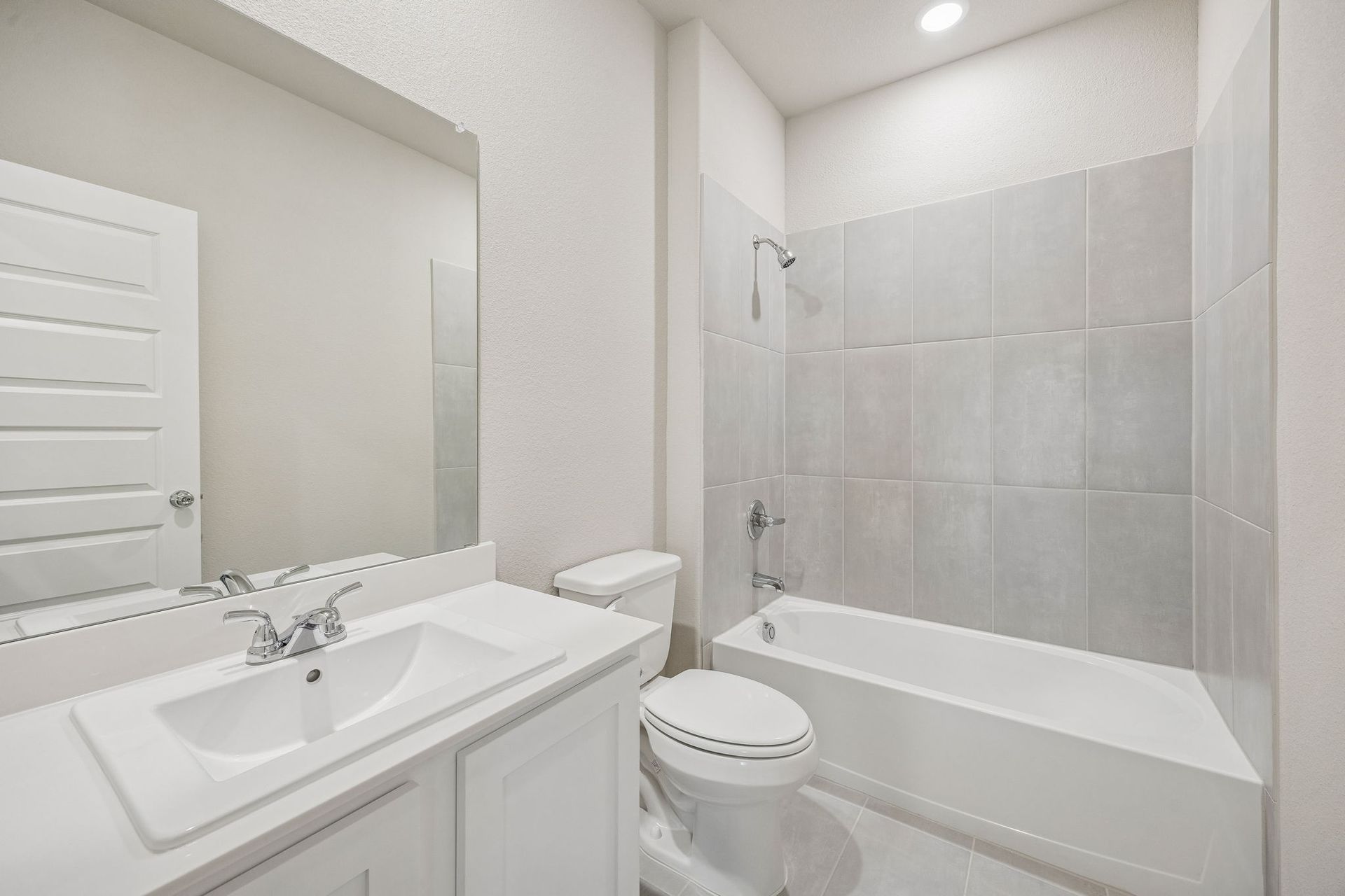 Bathroom in the Wimbledon home plan by Trophy Signature Homes – REPRESENTATIVE PHOTO