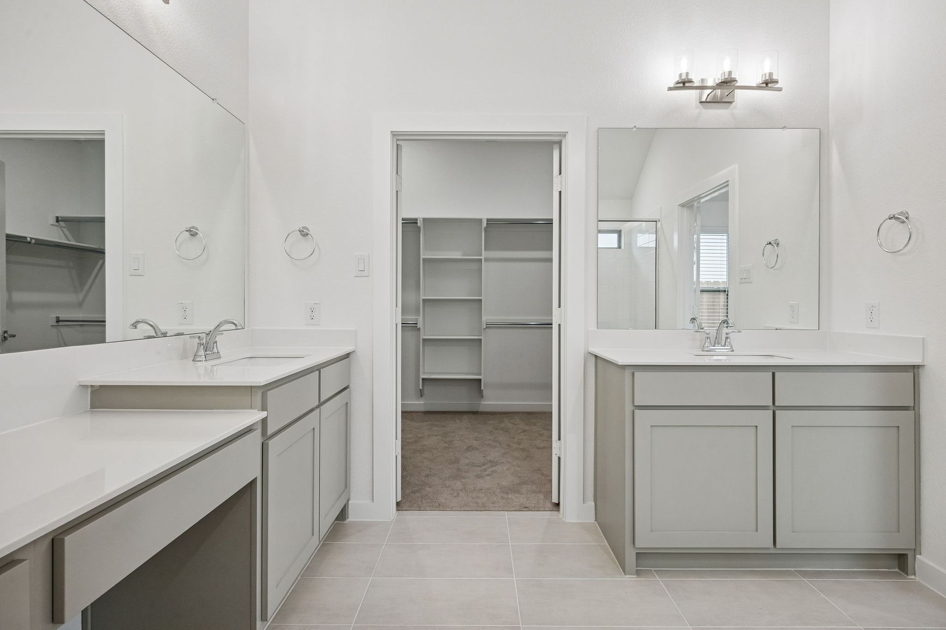 Primary Bathroom in the Gilmour II home plan by Trophy Signature Homes – REPRESENTATIVE PHOTO
