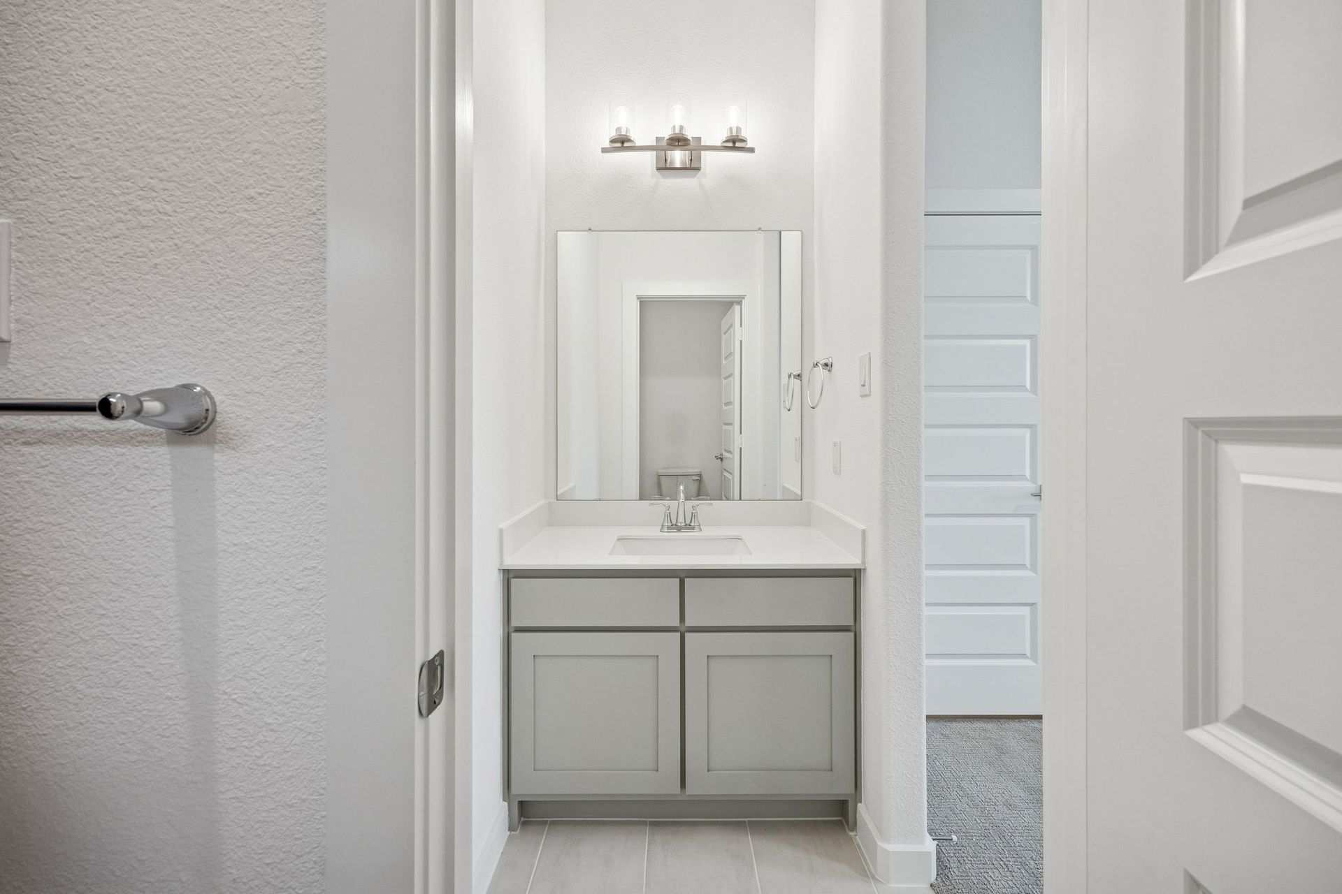 Bathroom in the Gilmour II home plan by Trophy Signature Homes – REPRESENTATIVE PHOTO