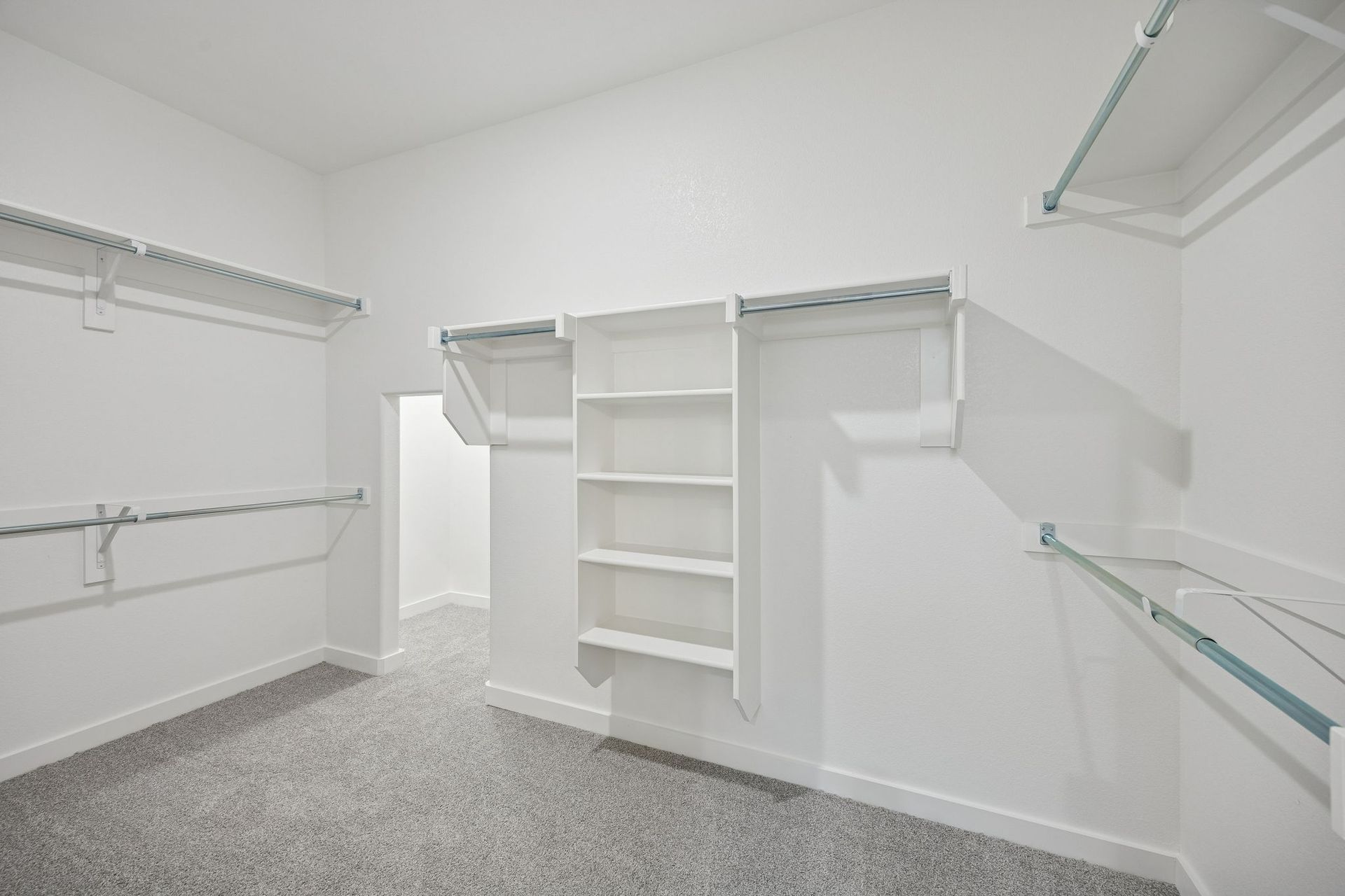 Primary Closet in the Wimbledon home plan by Trophy Signature Homes – REPRESENTATIVE PHOTO