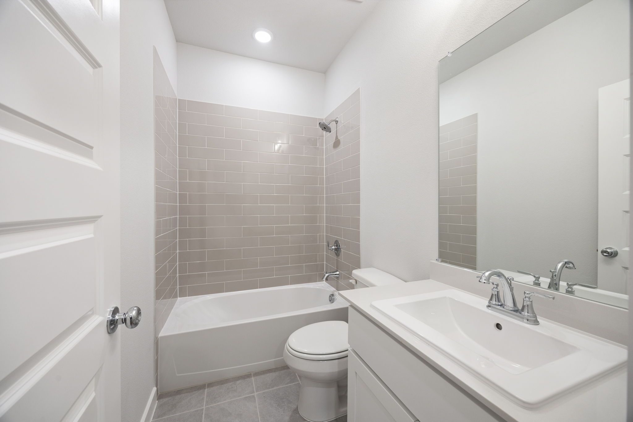 Bathroom in the Wimbledon home plan by Trophy Signature Homes – REPRESENTATIVE PHOTO