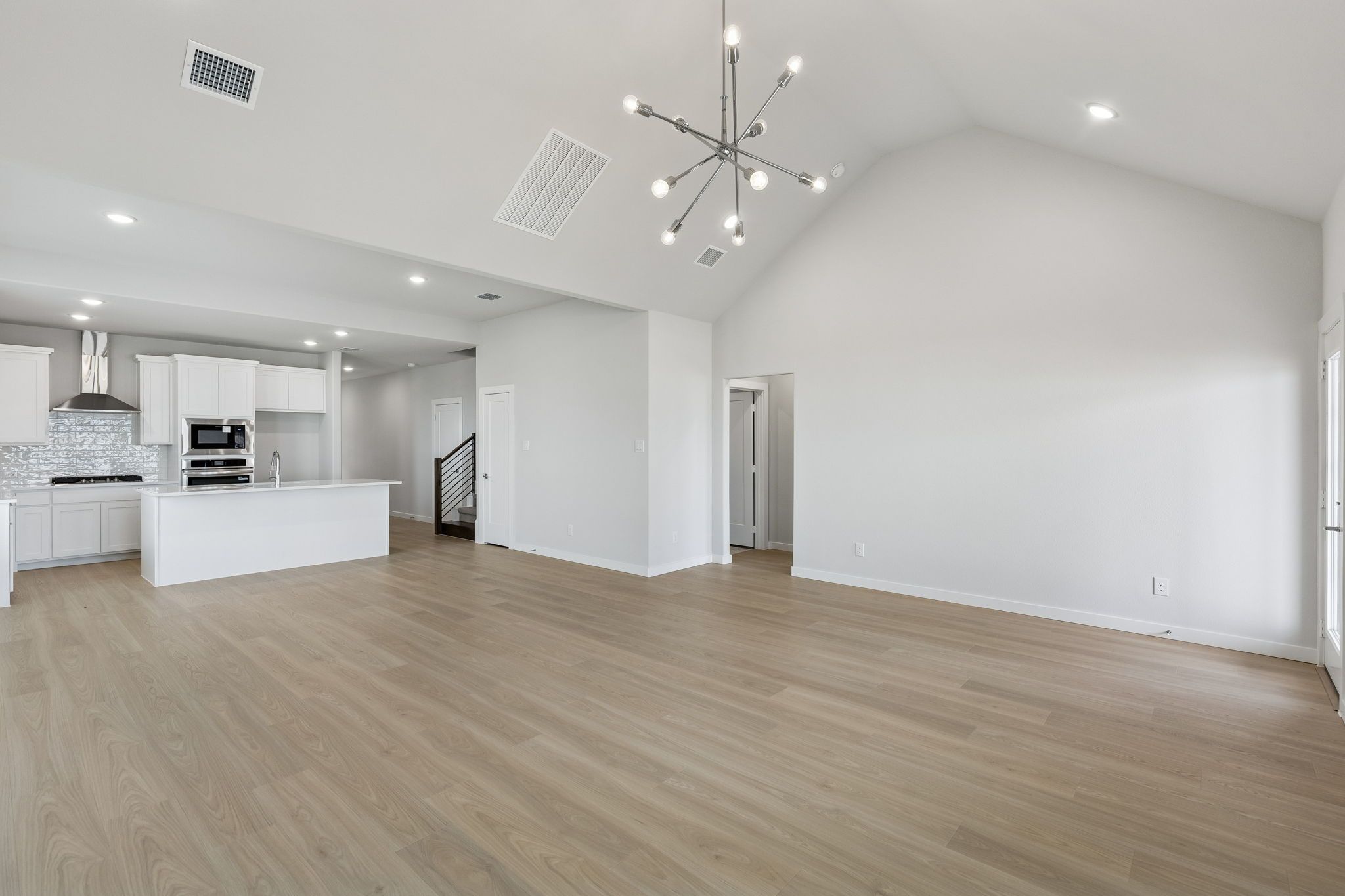Open First Floor in the Stanley II home plan by Trophy Signature Homes – REPRESENTATIVE PHOTO