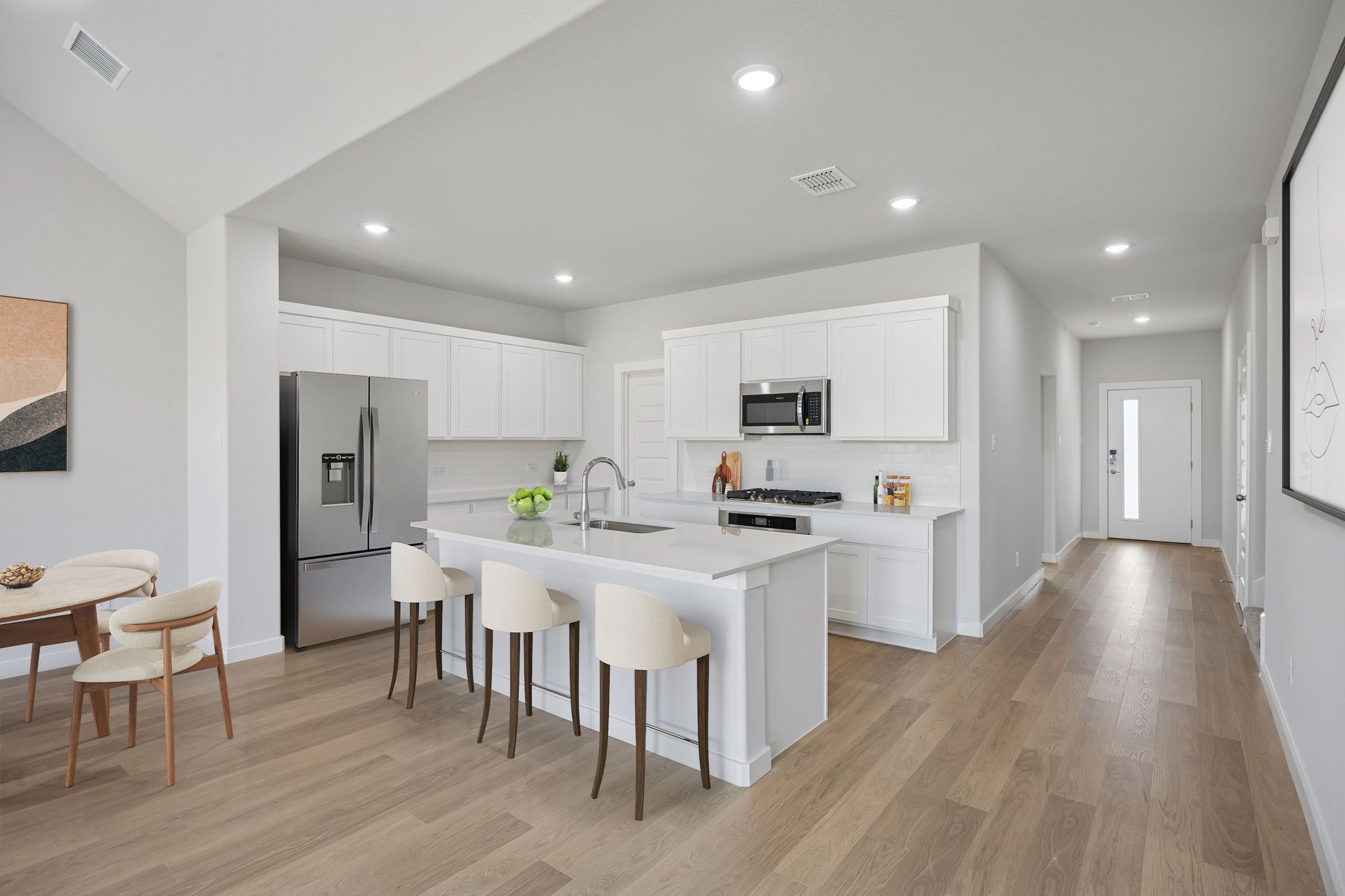 Kitchen in the Masters home plan by Trophy Signature Homes – REPRESENTATIVE PHOTO