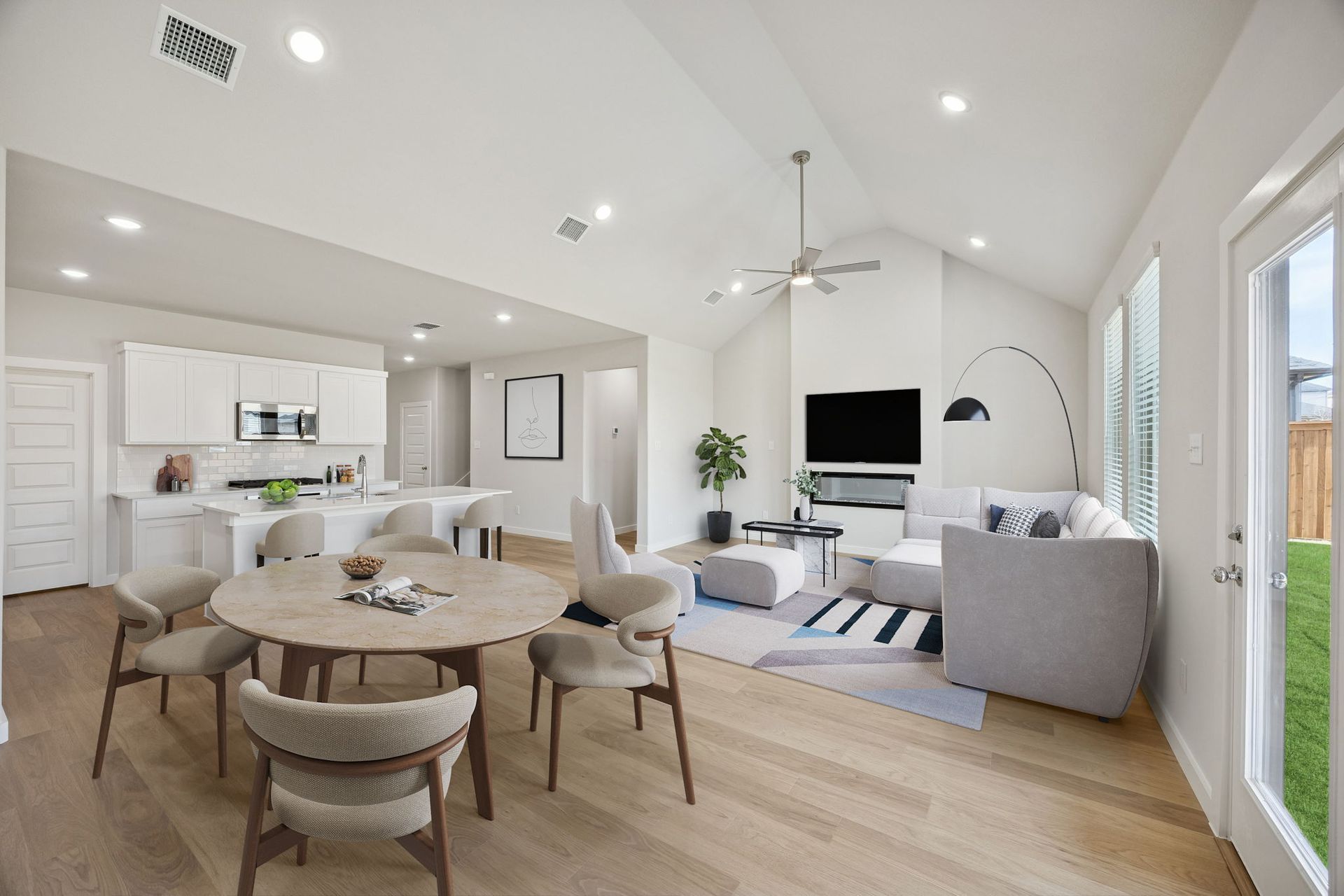 Open Floor Plan in the Masters home plan by Trophy Signature Homes – REPRESENTATIVE PHOTO