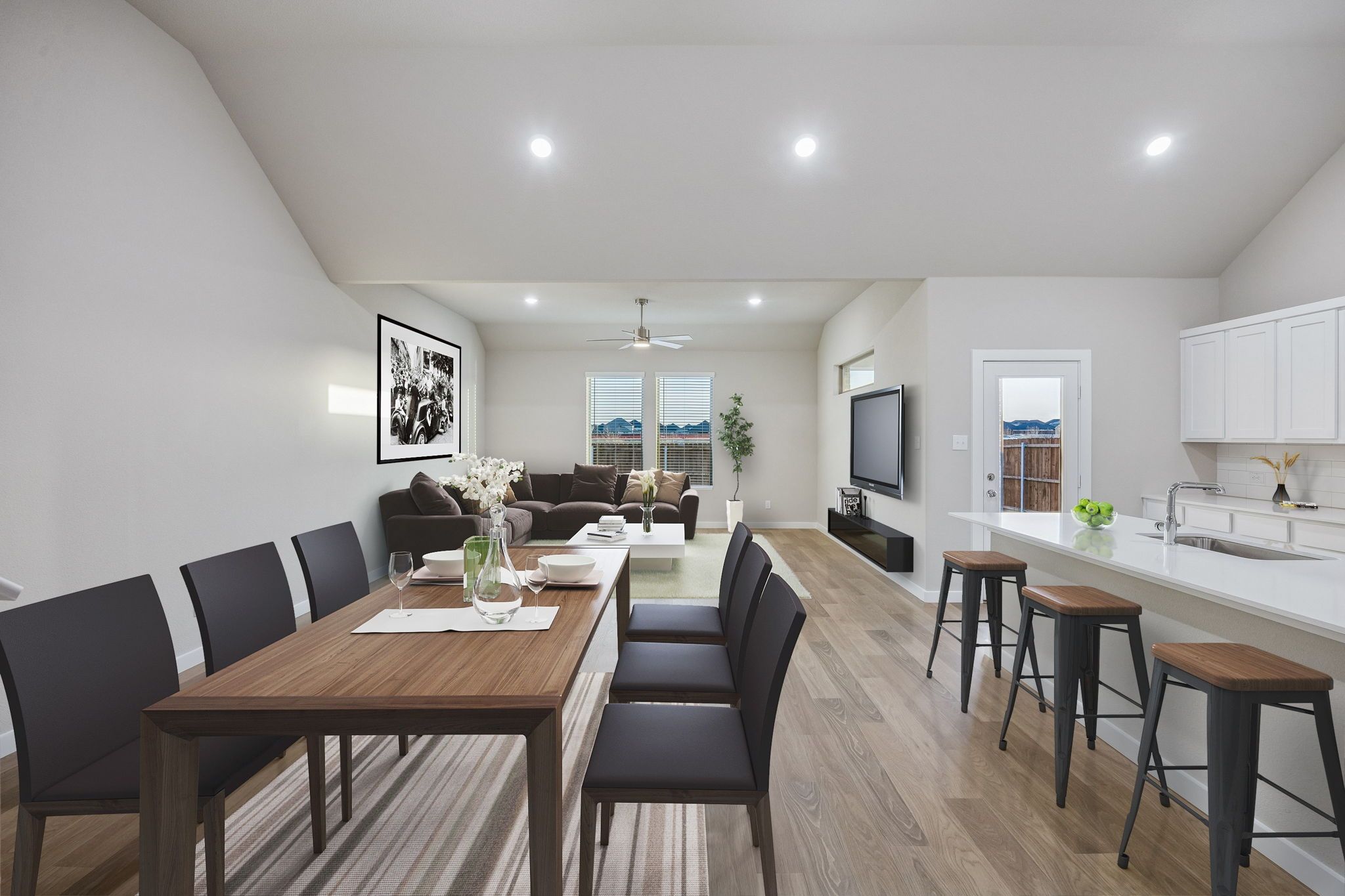 Open First Floor  in the Wimbledon home plan by Trophy Signature Homes – REPRESENTATIVE PHOTO