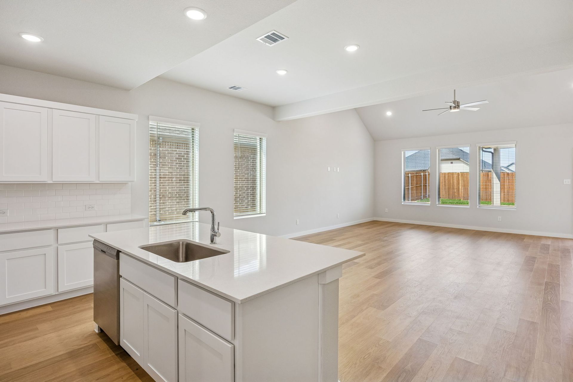 Open Floor Plan in the Stanley II home plan by Trophy Signature Homes – REPRESENTATIVE PHOTO