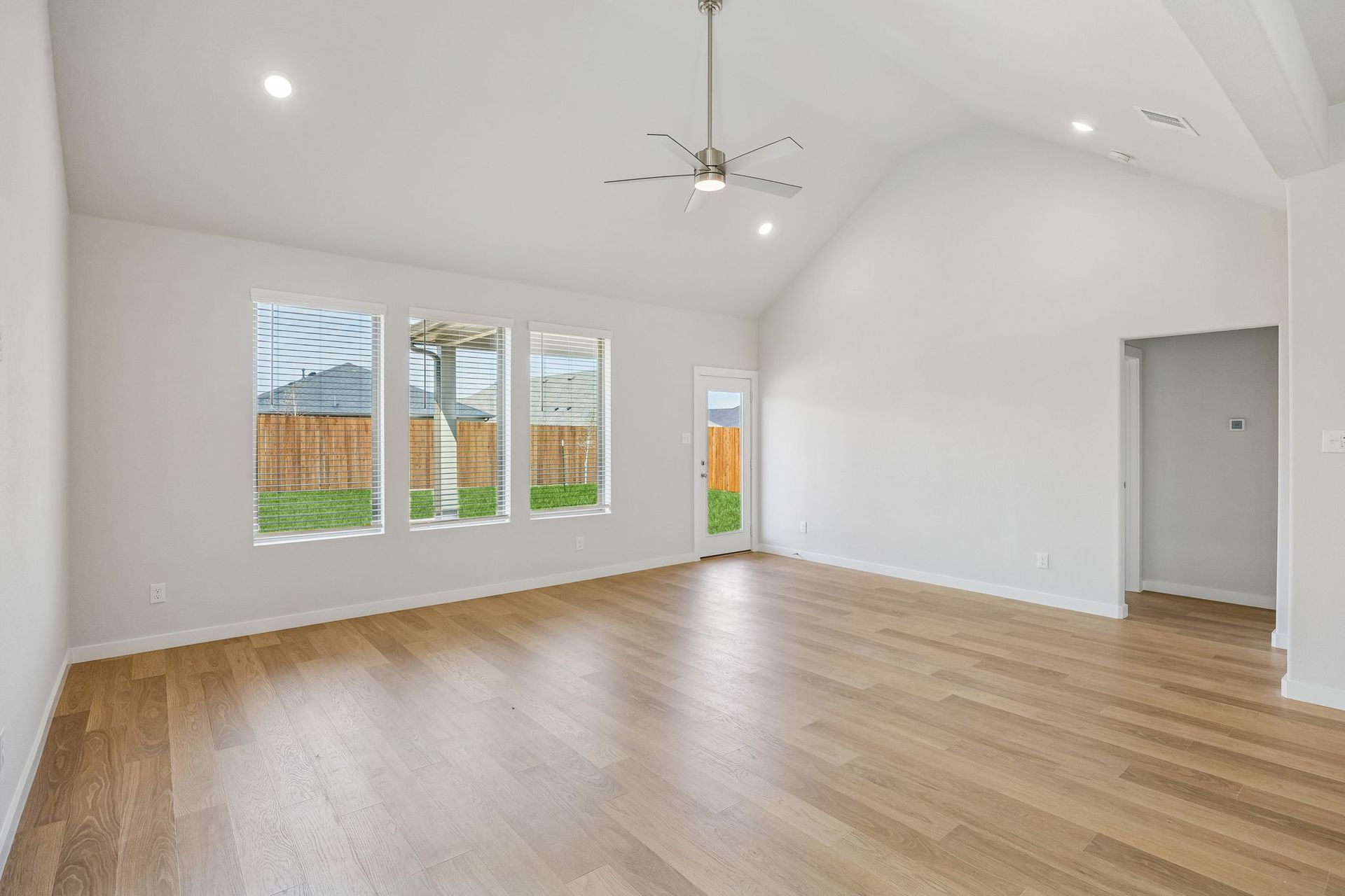 Living Room in the Stanley II home plan by Trophy Signature Homes – REPRESENTATIVE PHOTO
