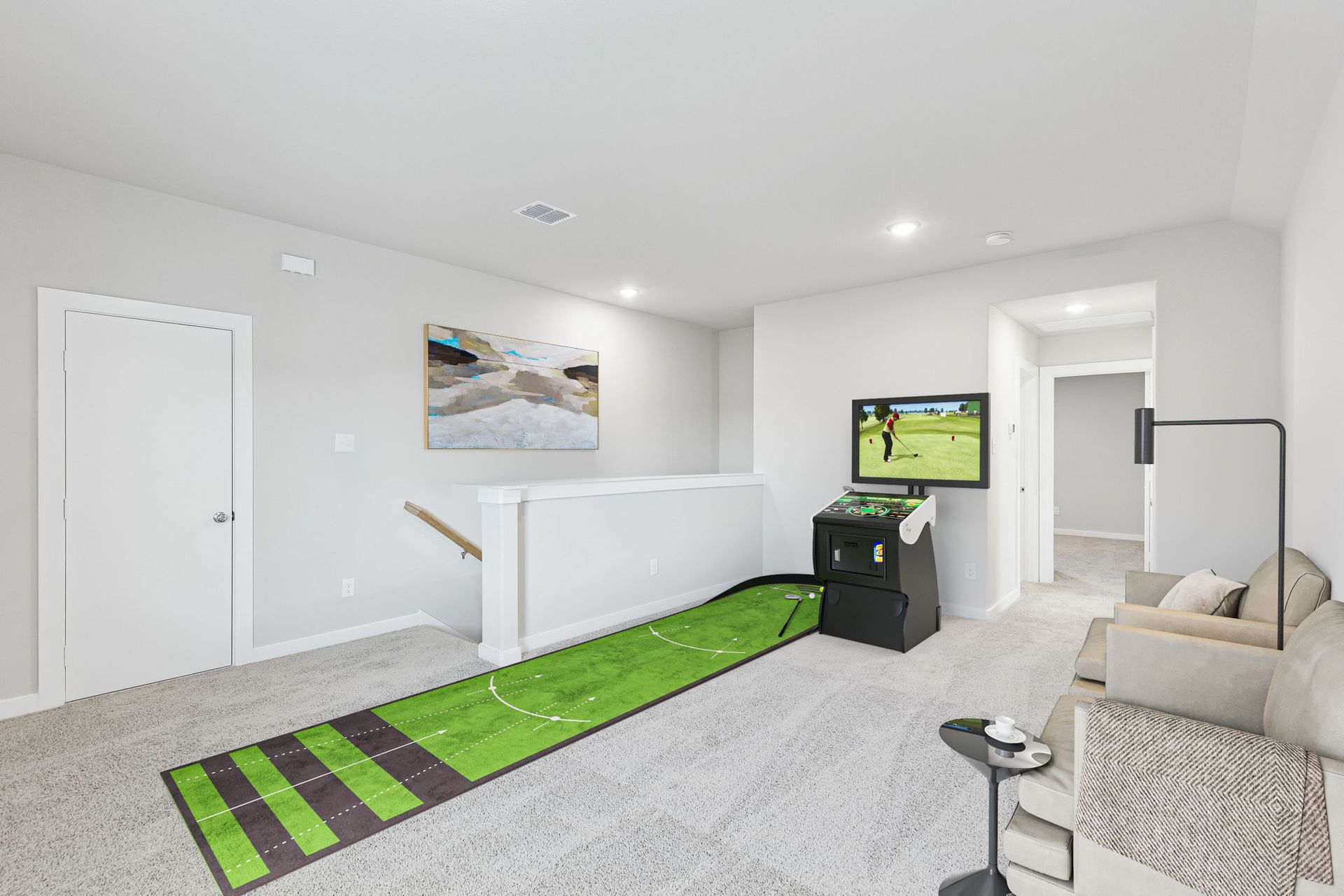 Game Room in the Haylee home plan by Trophy Signature Homes - REPRESENTATIVE PHOTO