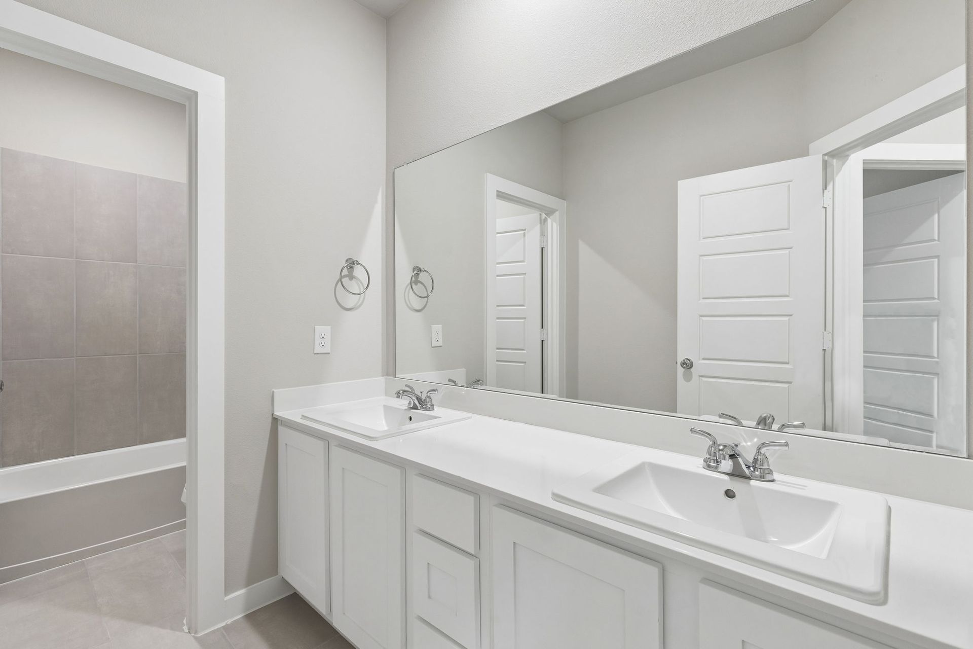 Bathroom in the Winters home plan by Trophy Signature Homes – REPRESENTATIVE PHOTO