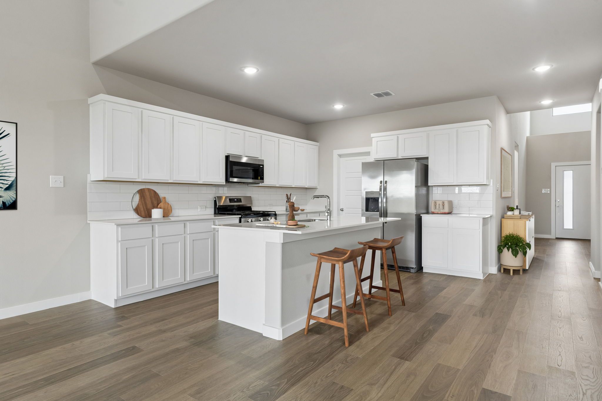 Kitchen in the Winters home plan by Trophy Signature Homes – REPRESENTATIVE PHOTO