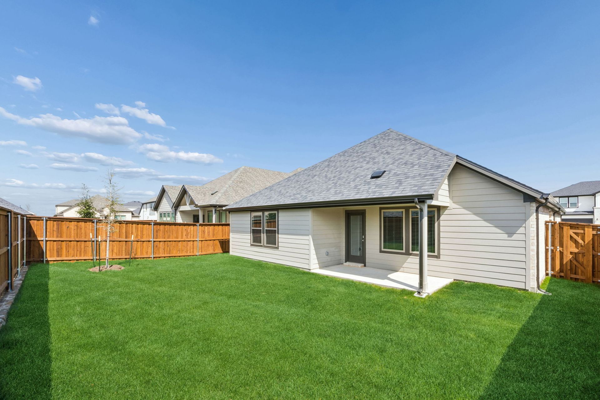 Patio in the Oscar home plan by Trophy Signature Homes – REPRESENTATIVE PHOTO