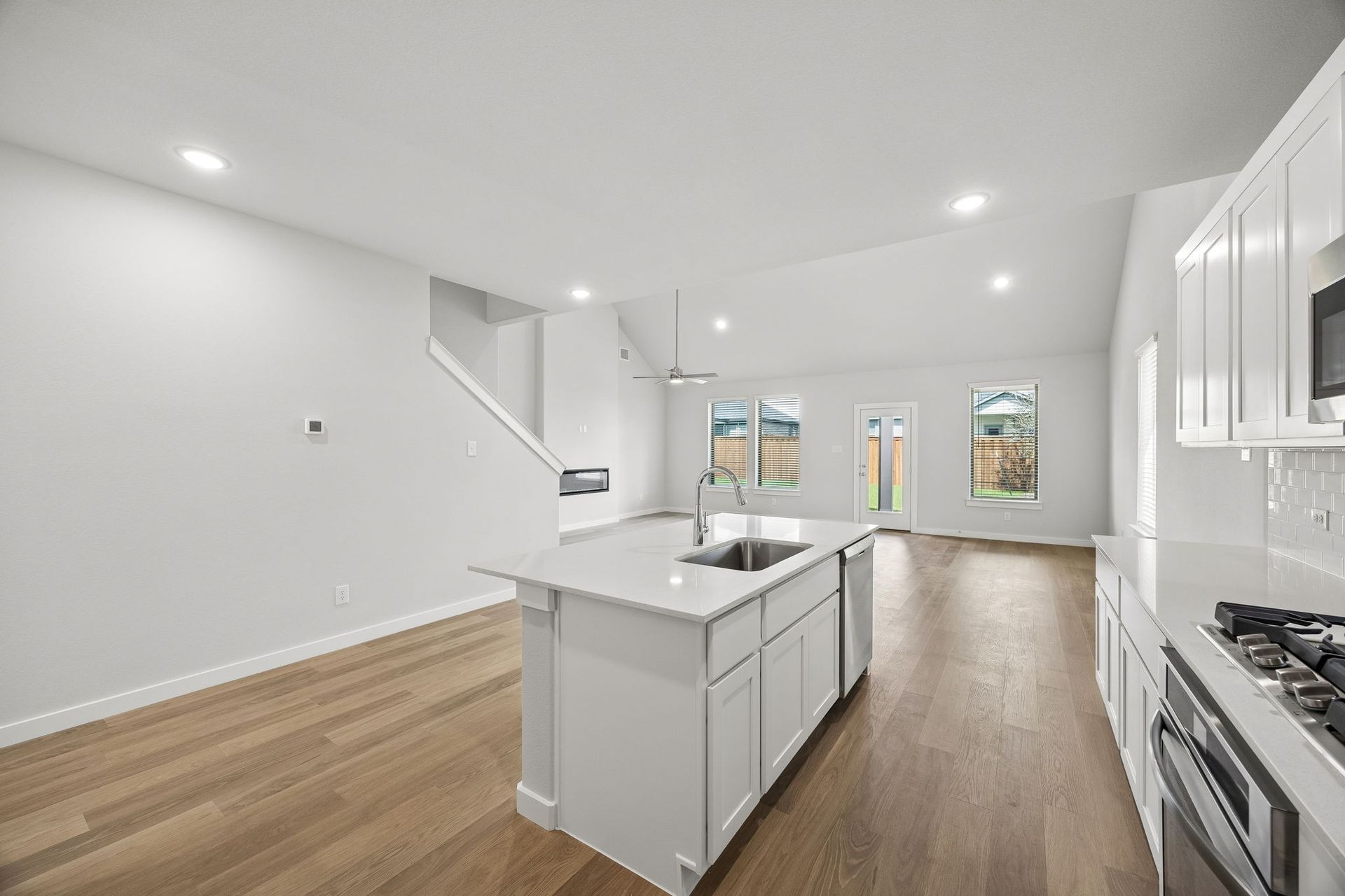 Open Floor Plan in the Winters home plan by Trophy Signature Homes – REPRESENTATIVE PHOTO