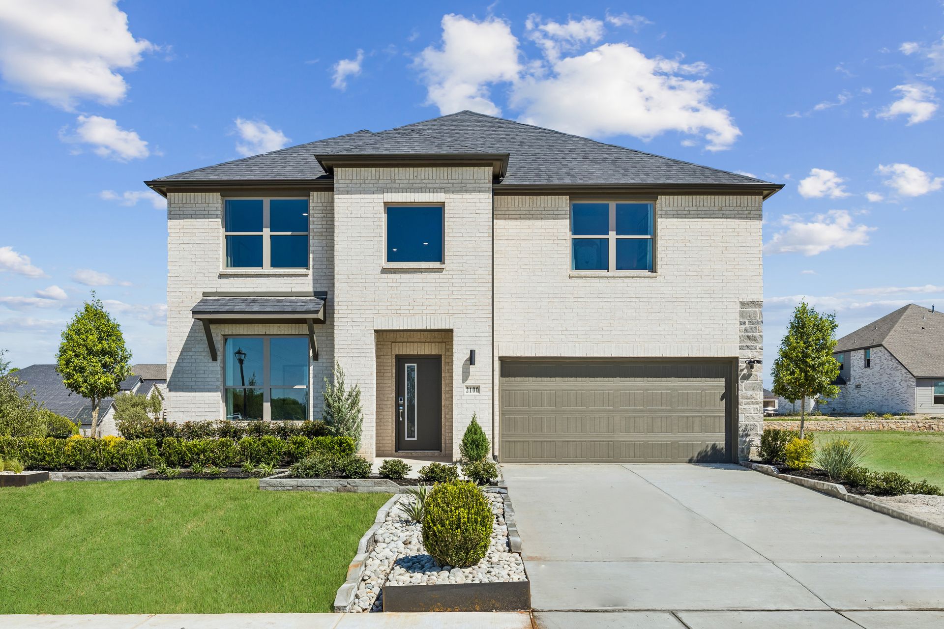 Sunset Ranch Winters Model Home in Gunter TX by Trophy Signature Homes