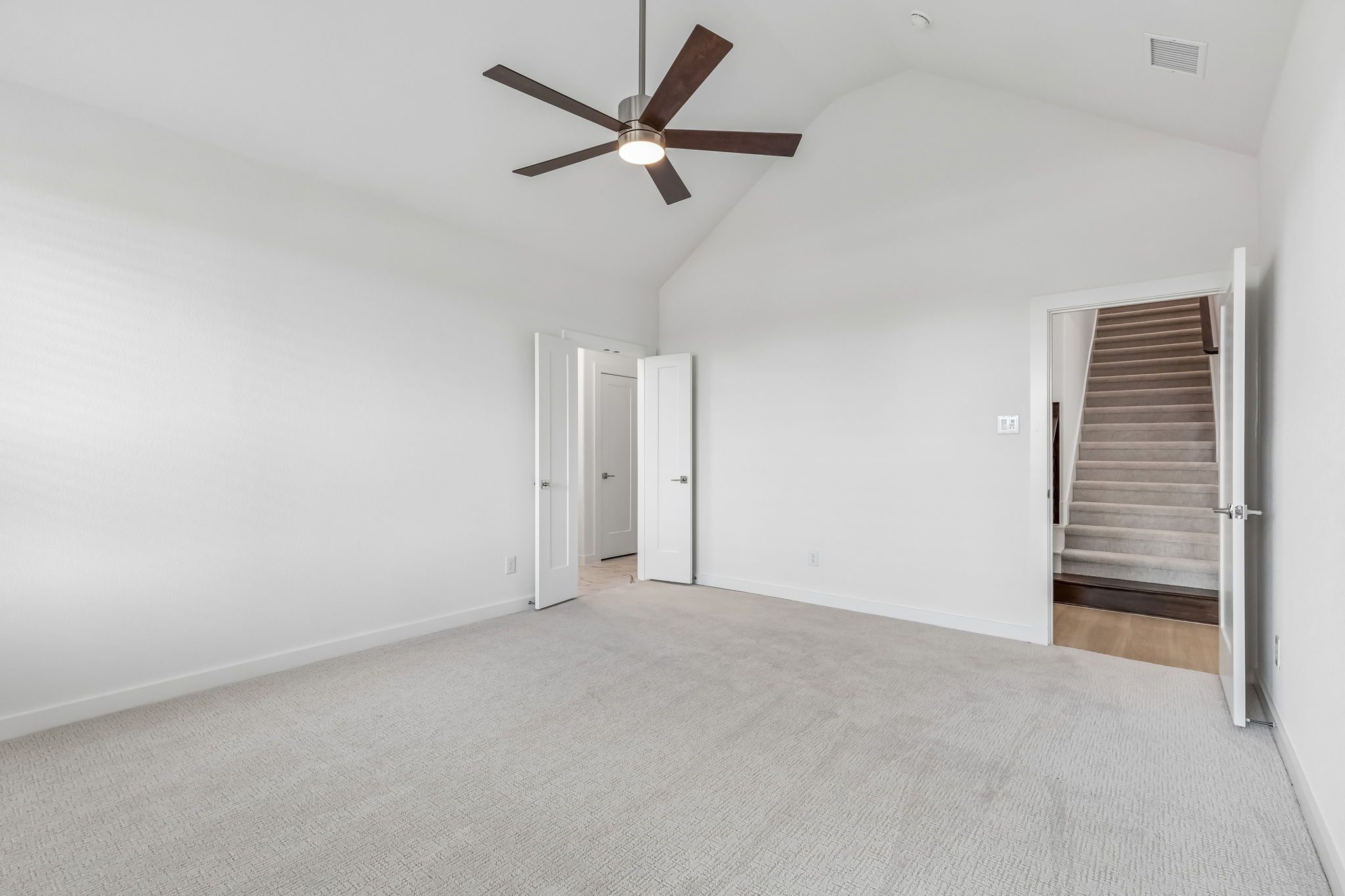 Primary Suite in the Claret home plan by Trophy Signature Homes – REPRESENTATIVE PHOTO