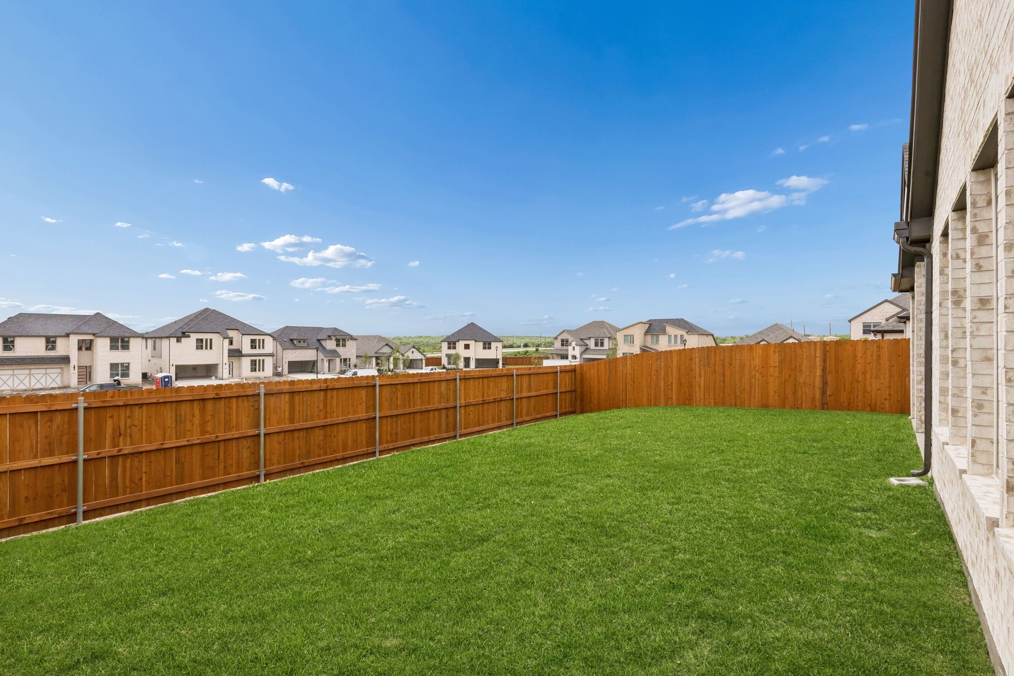 Patio in the Claret home plan by Trophy Signature Homes – REPRESENTATIVE PHOTO