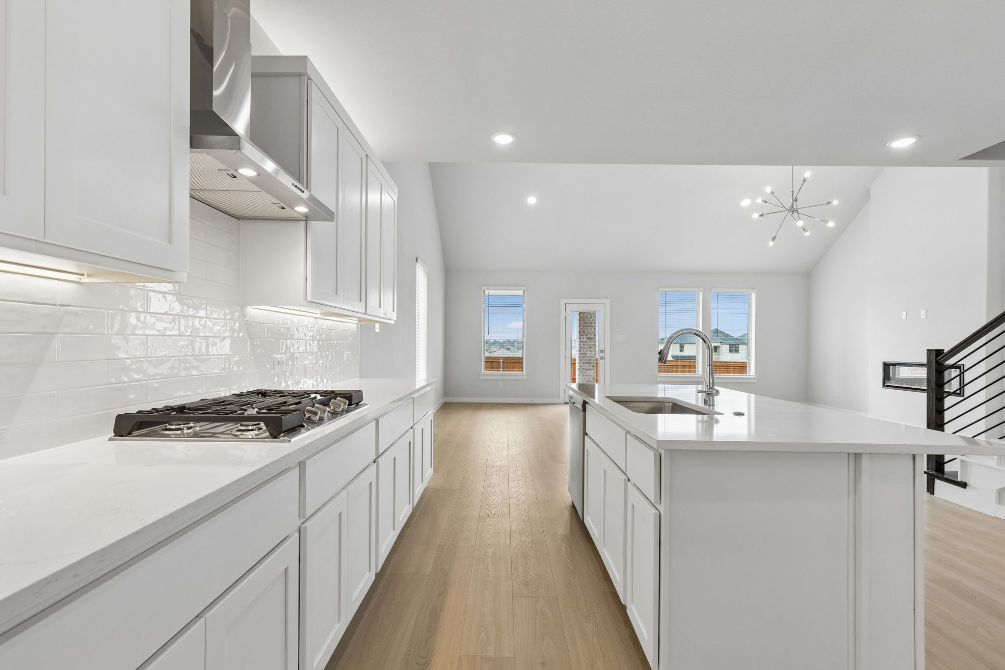 Kitchen in the Winters home plan by Trophy Signature Homes – REPRESENTATIVE PHOTO