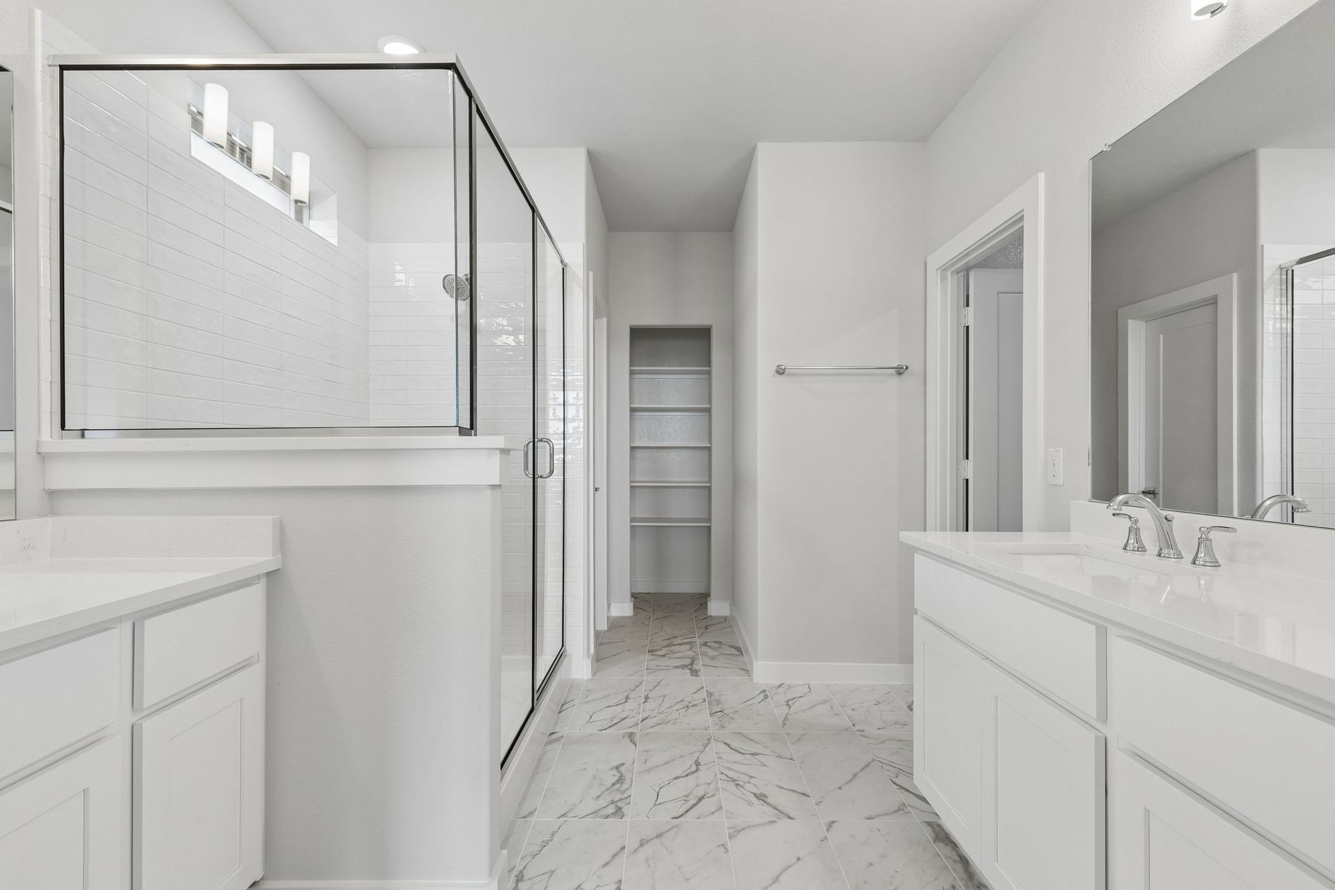Primary Bathroom in the Winters home plan by Trophy Signature Homes – REPRESENTATIVE PHOTO