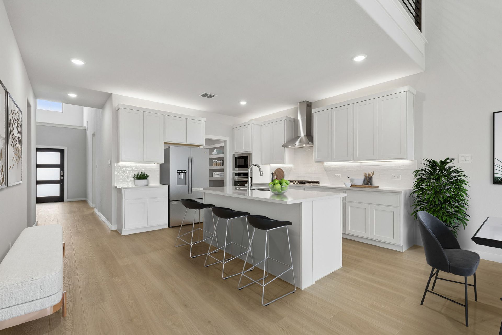 Kitchen in the Winters home plan by Trophy Signature Homes – REPRESENTATIVE PHOTO