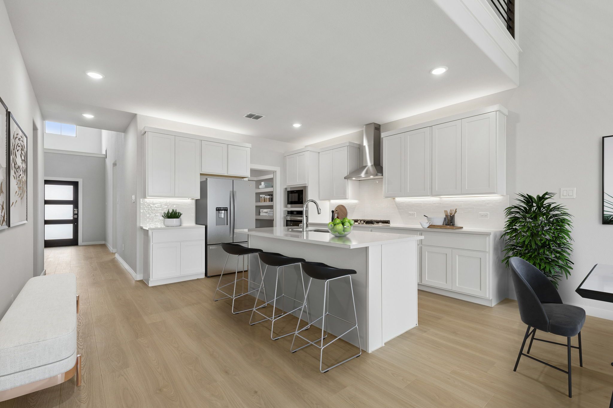 Kitchen in the Winters home plan by Trophy Signature Homes – REPRESENTATIVE PHOTO