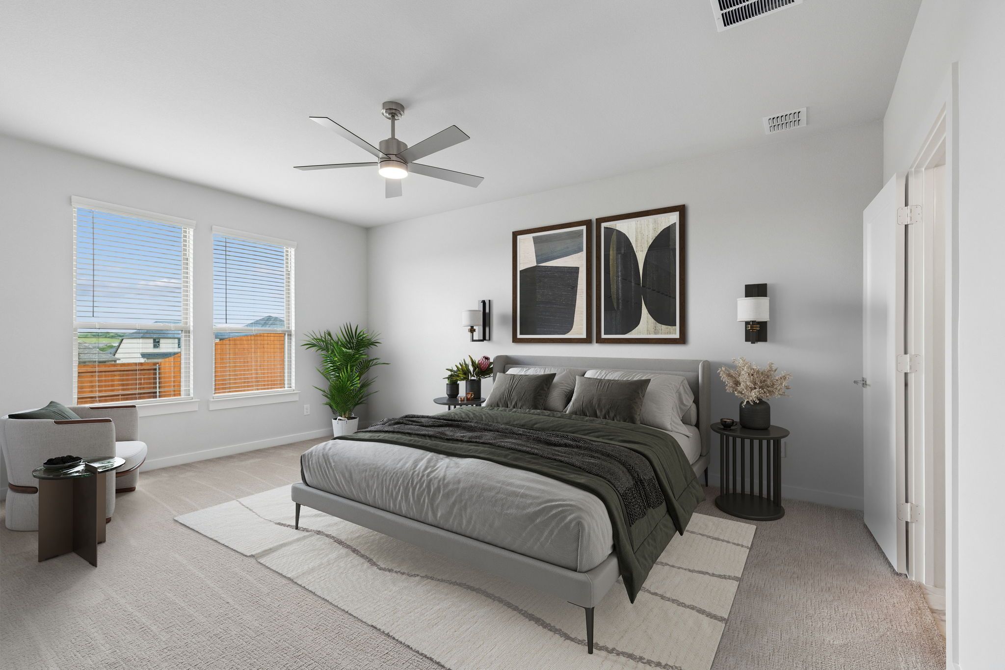 Primary Suite in the Winters home plan by Trophy Signature Homes – REPRESENTATIVE PHOTO
