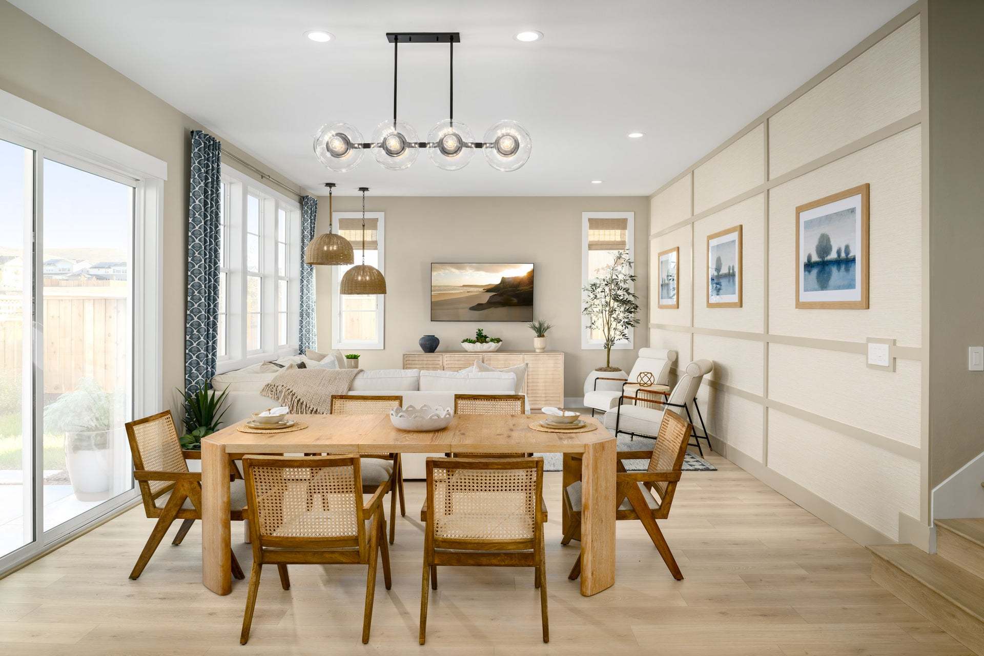 Marigold at Francis Ranch by Trumark Homes I Residence 1 Model I Dining Area and Great Room