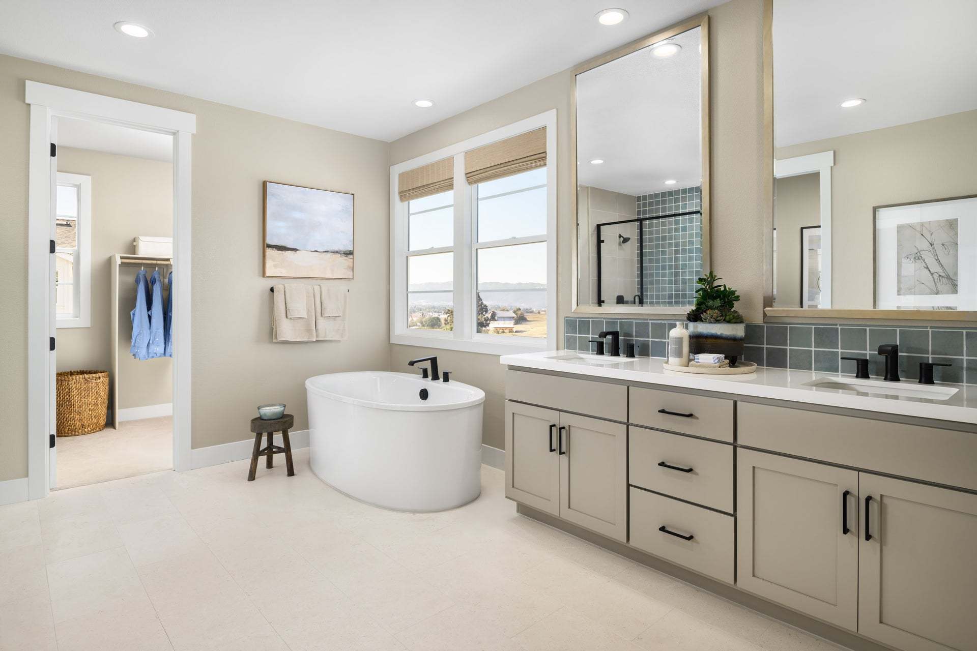 Marigold at Francis Ranch by Trumark Homes I Residence 1 Model I Primary Bathroom