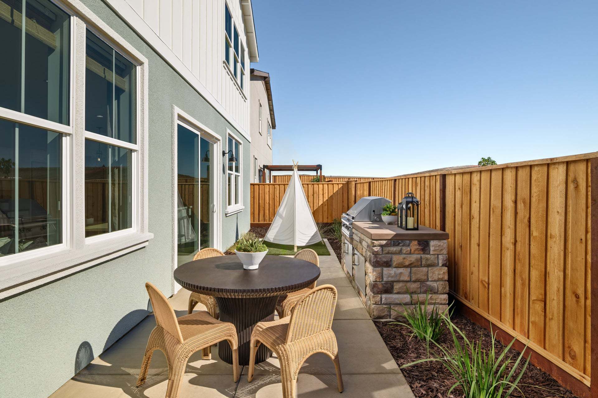 Marigold at Francis Ranch by Trumark Homes I Residence 2 Model I Backyard