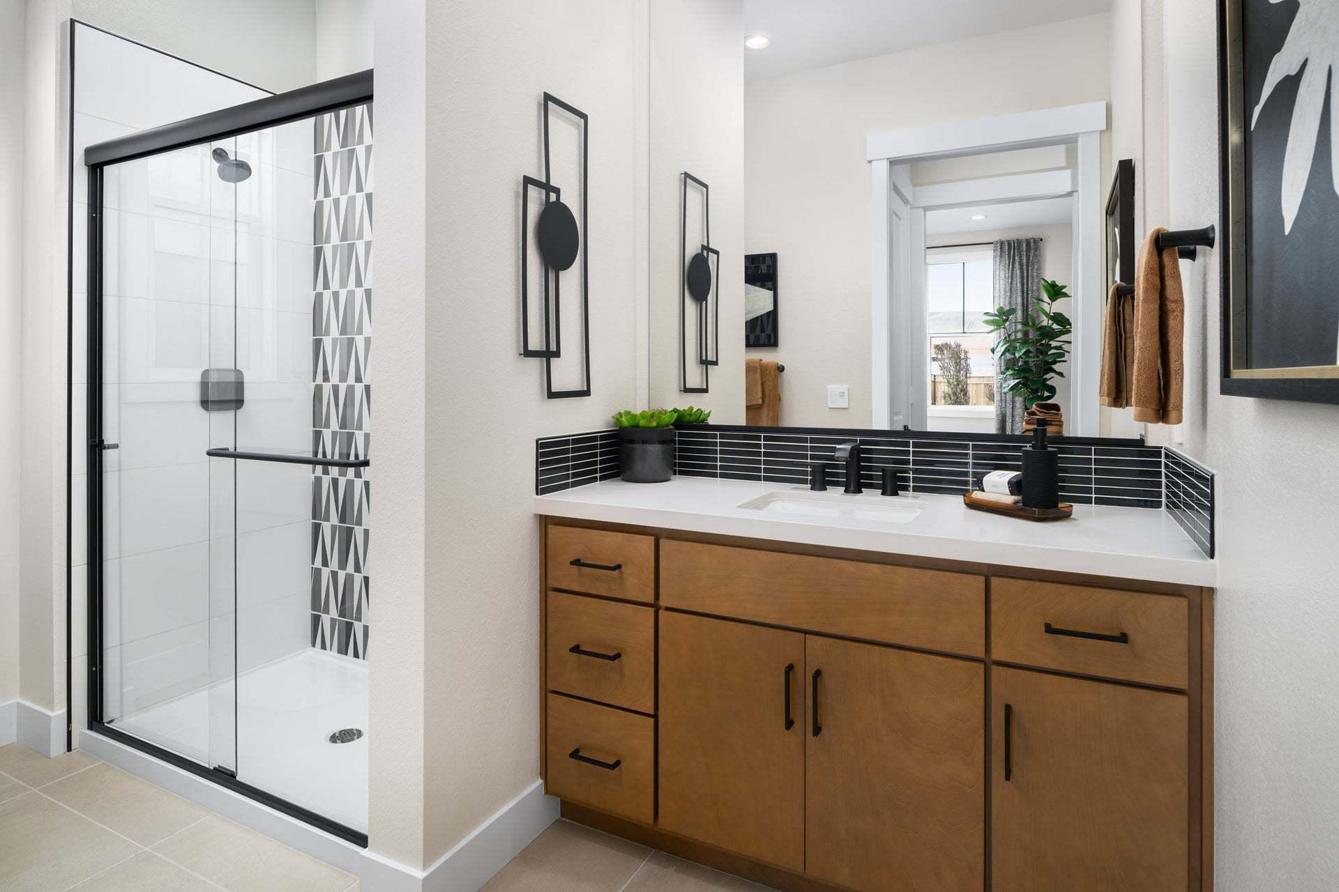 Marigold at Francis Ranch by Trumark Homes I Residence 3 Model I First Floor Bathroom